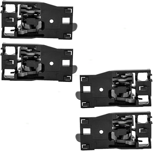 Miniatura 3 de Brock Juego de 4 manijas interiores de repuesto para puerta de color carbón compatible con camioneta SUV 69205-0C030-E1 69205-0C030-B0