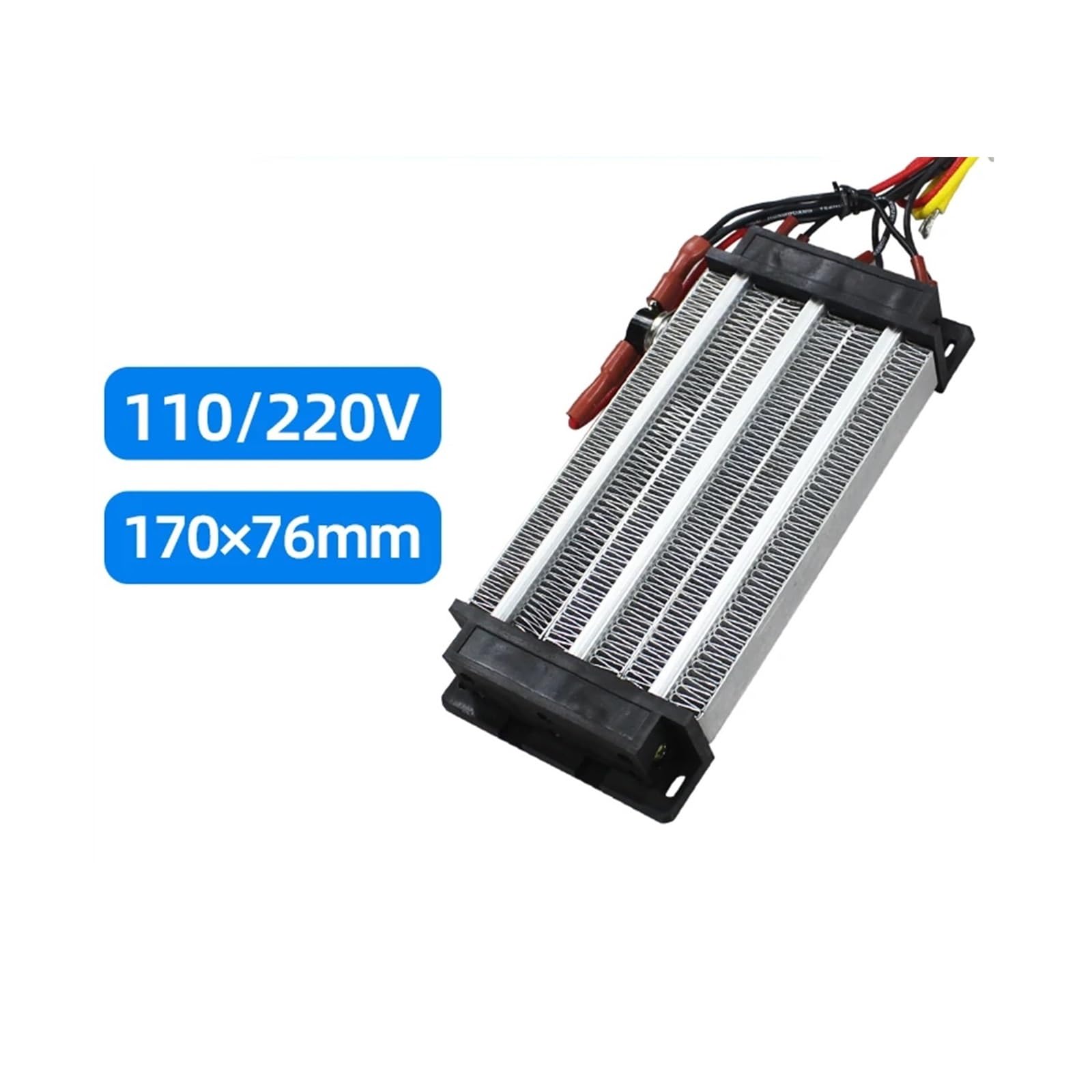 Calentador de Aire PTC de 17 x 7,6 cm con protección contra sobrecalentamiento, 110 V, 220 V, 1000 W, CA/CC, Elemento Calefactor cerámico Aislado, 126A3(220V 1000W)