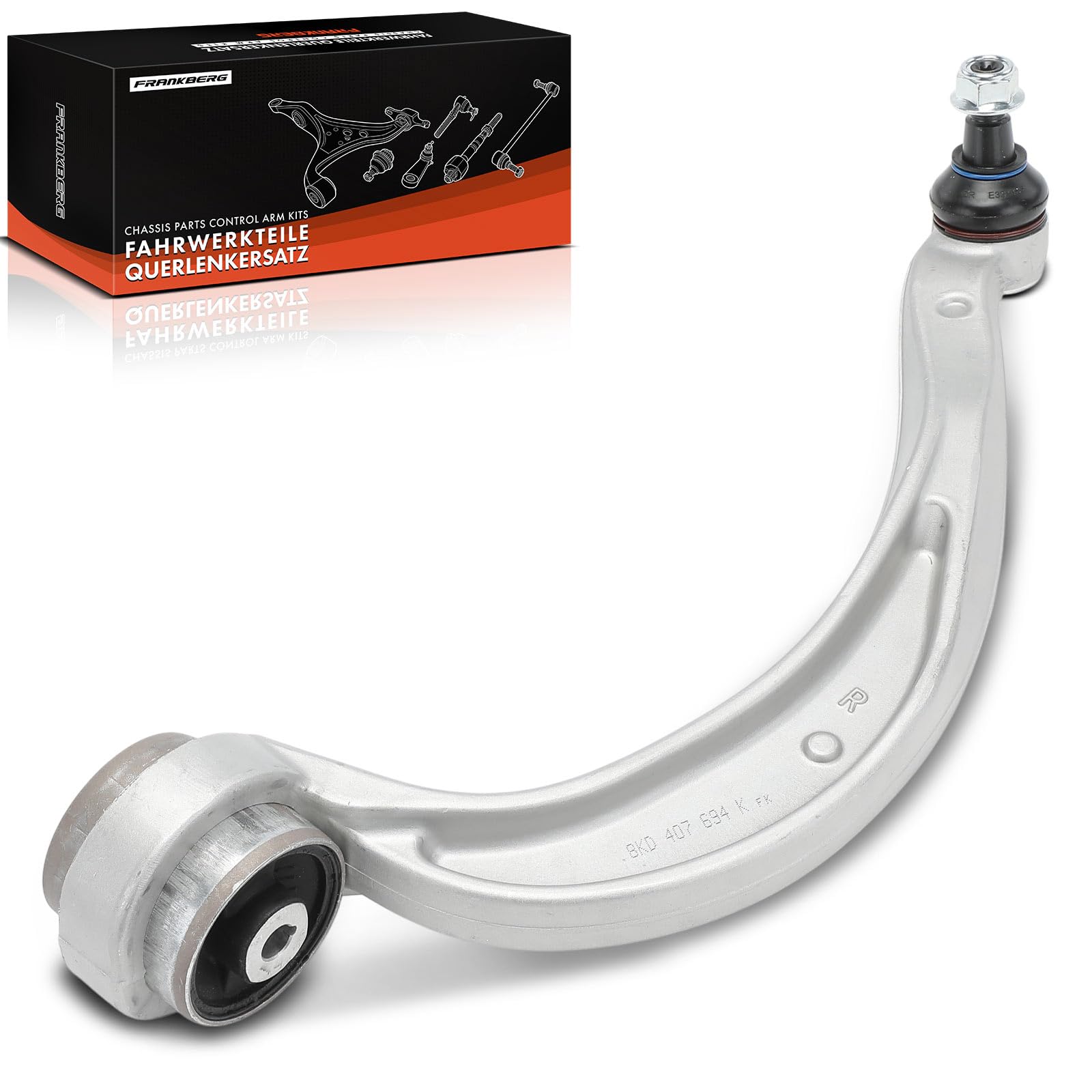 Frankberg Wahacz przedni, tył, prawy, dolny, RK622650 | Kompatybilny z A4 Allroad 8KH, A5 Sportback 8TA, A5 Cabriolet 8F7, A4 Avant 8K5, Q5 8RB, A5 8T3, A4 8K2, M.A.C.A.N 95B