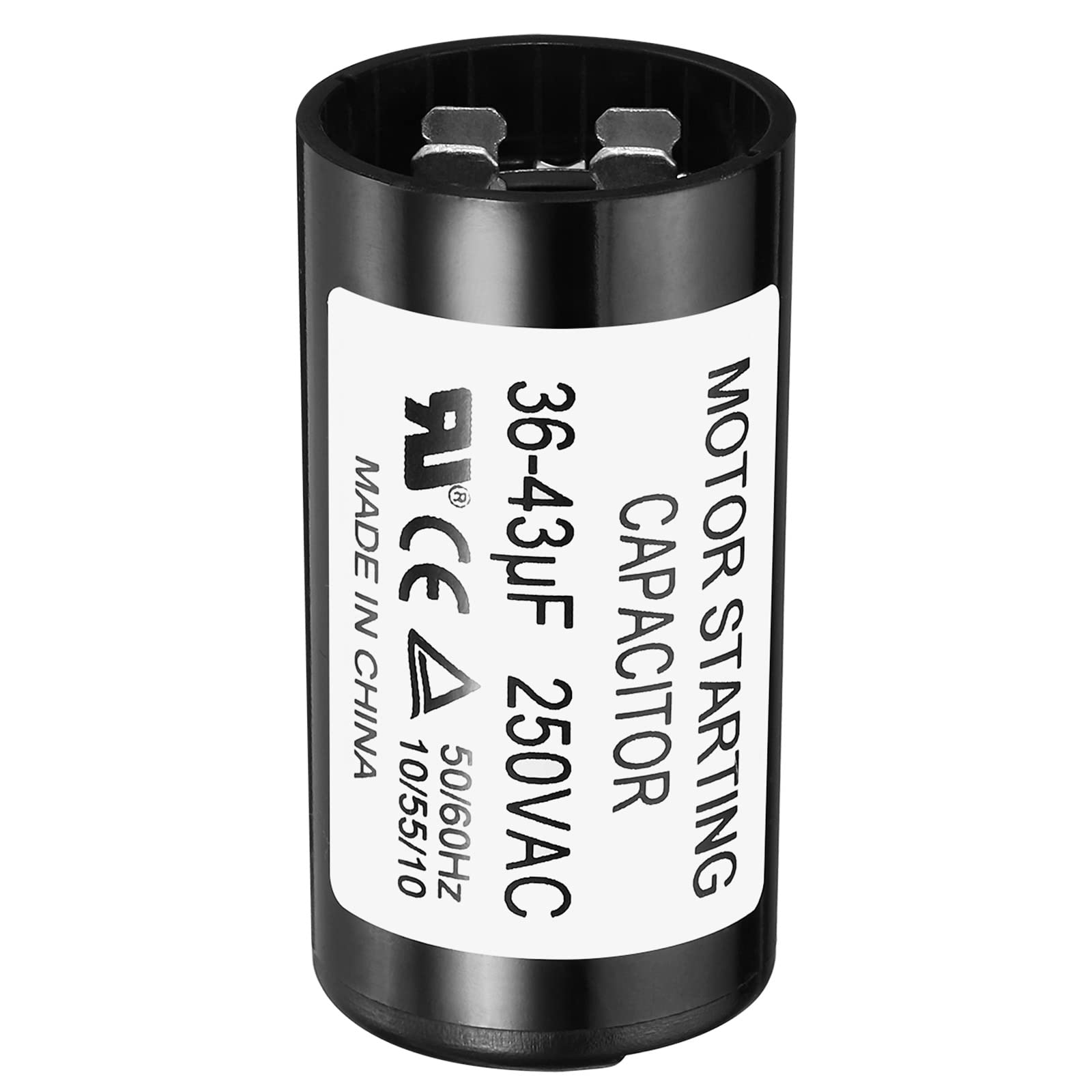 Patikil Motor Start Capacitor, 36-43uF/Mfd 250V 50/60Hz CD60 Run Capacitor