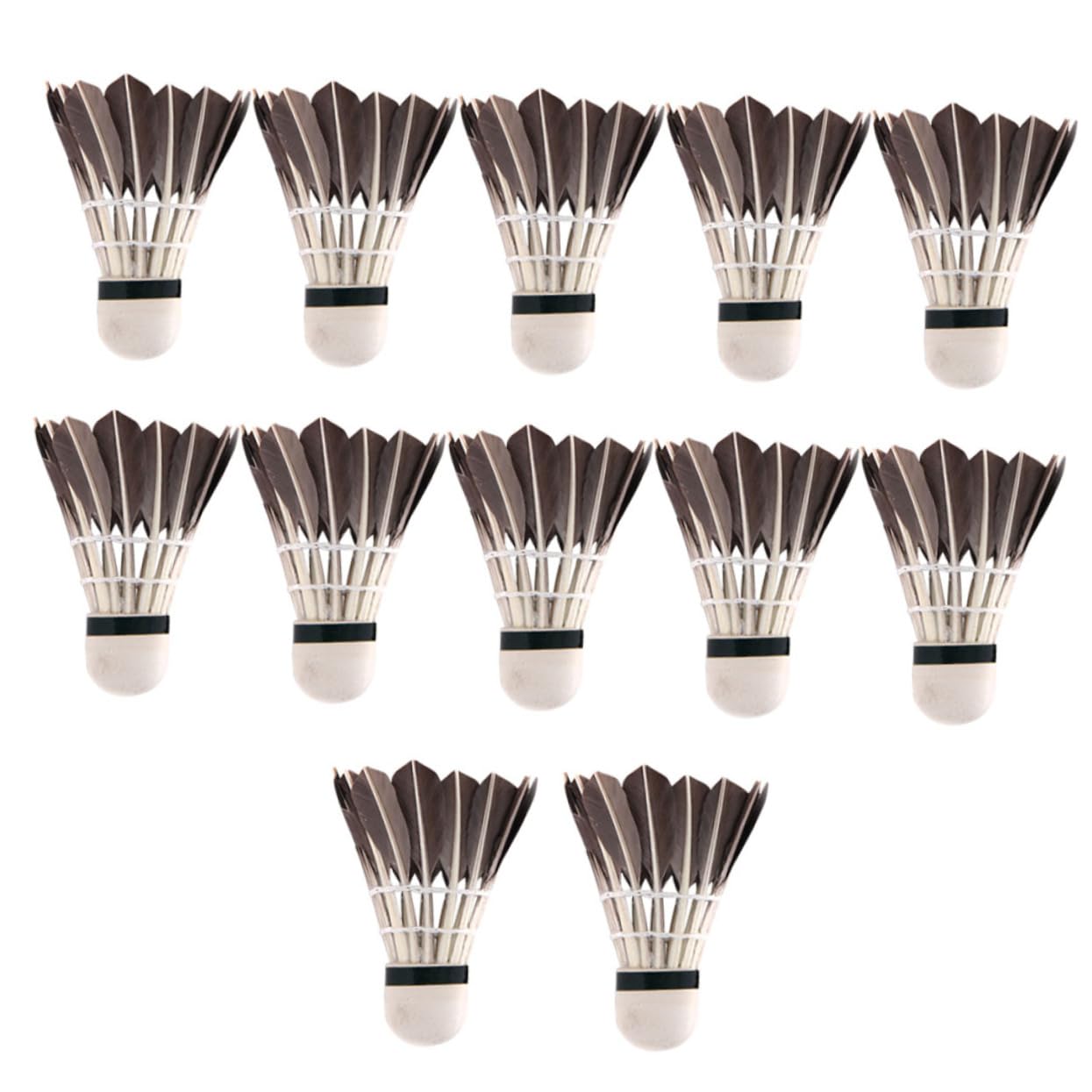 CORHAD 12 Badminton Birdie Shuttlecocks Training High Shuttlecocks Ideal for Trainers Amateurs and Beginners