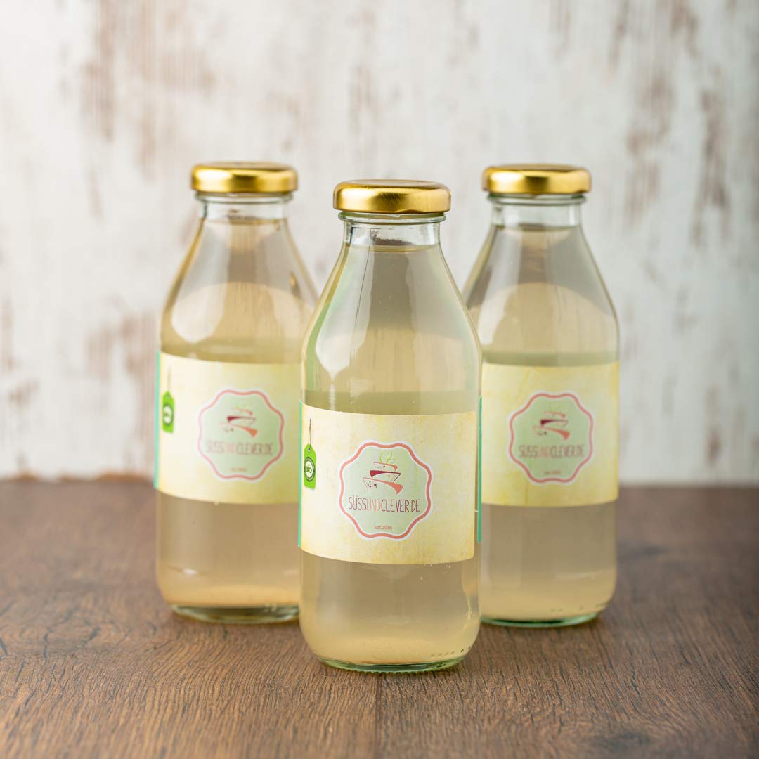 süssundclever.de® Bio King Kokoswasser | natur | 6 x 350ml im Glas | plastikfrei und ökologisch-nachhaltig abgepackt