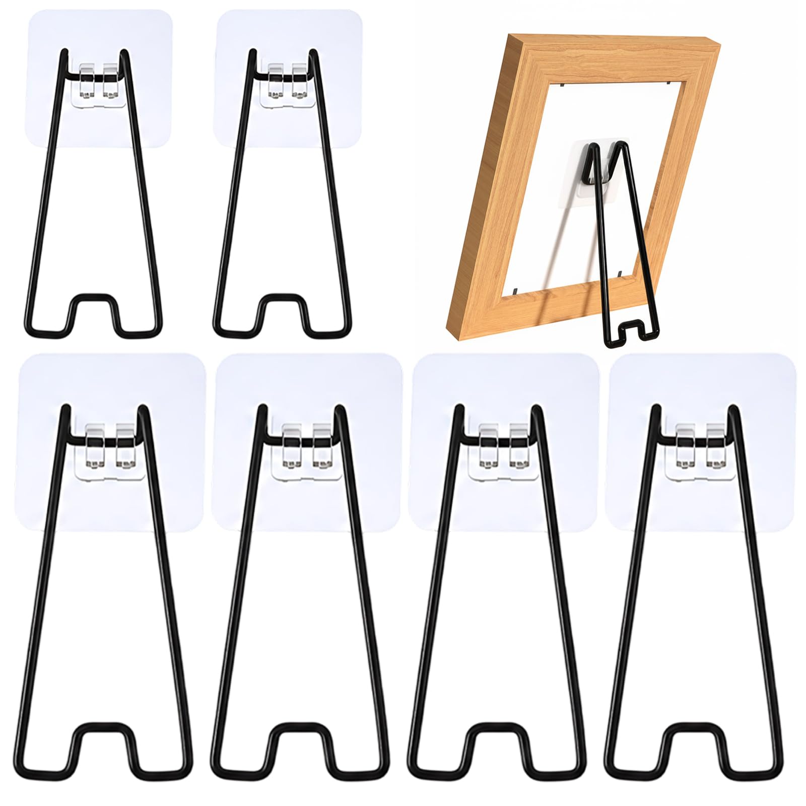 6PCS Picture Stand, Picture Frame Stand, Photo Stand for Displaying Artwork Images on Tabletop Desktop Home, Office Decoration Easily
