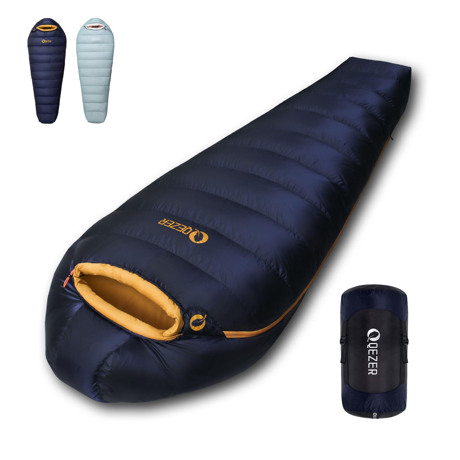 QEZER Down Sleeping Bag 1500g