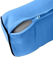 Vista 5 de * Solo funda*-Estilo 6 fundas de almohada para colchón de sofá cama al aire libre con ribete de tubería de contraste tamaño individual - AD102