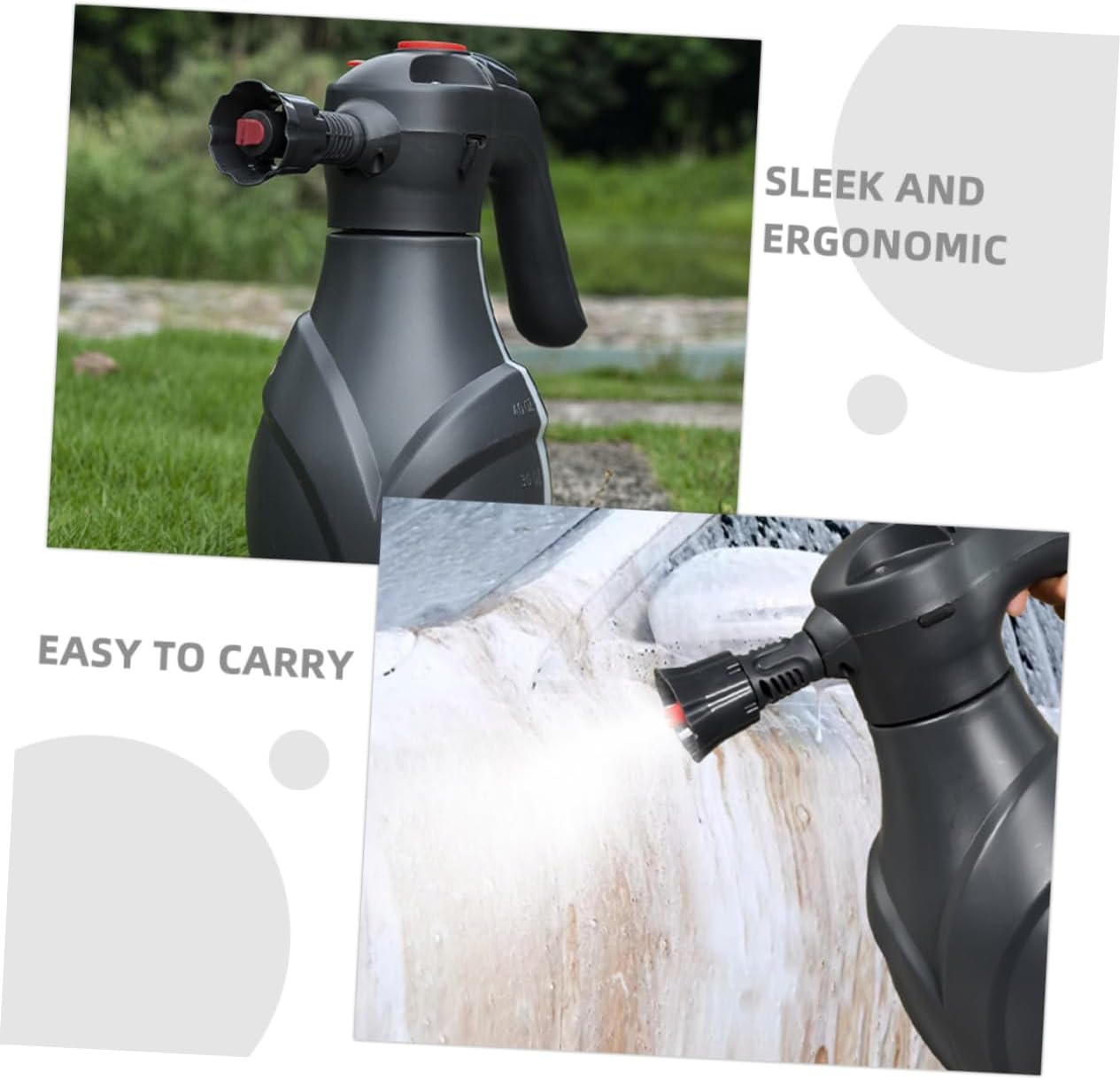 Ciieeo High Pressure Foam Sprayer for Car Wash Garden Cleaning and Home Use Electric Detailing Sprayer