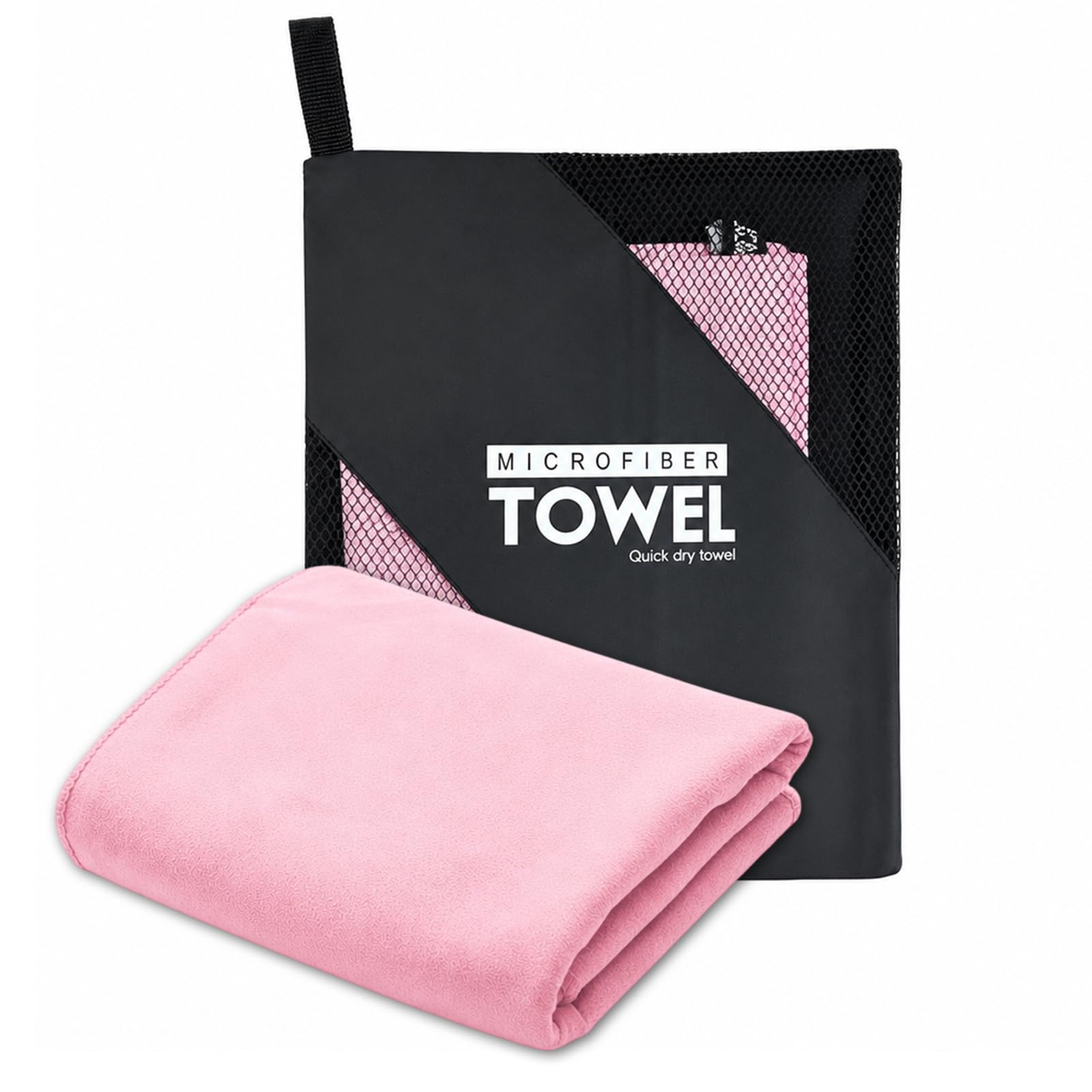 Kemay Premium Microfibre Towel - Quick Dry, Super Absorbent & Lightweight - Compact Travel Towel for Gym, Beach, Yoga, Swimming & Camping - Fast Drying Microfiber Bath & Hand Towels
