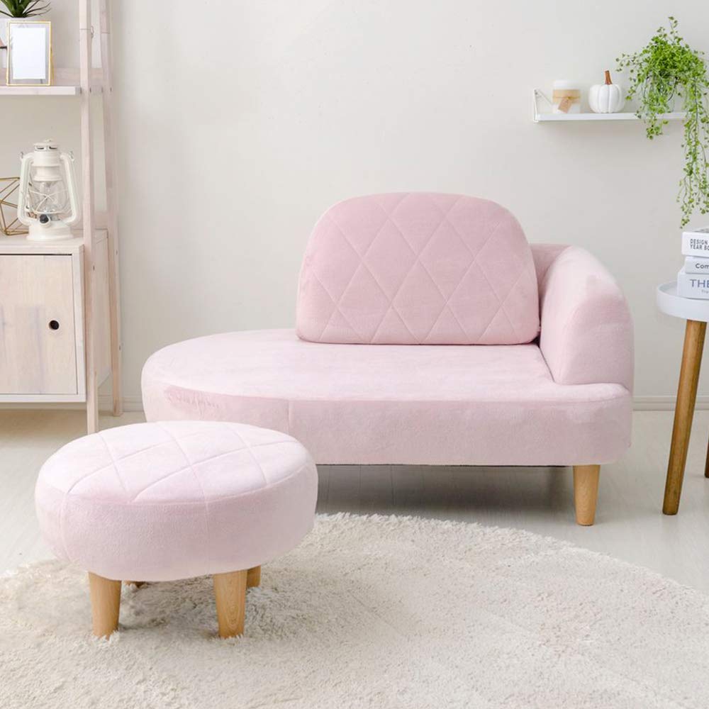 Amazon.co.jp: 日本製 丸みがかわいい オットマン付き コンパクト  