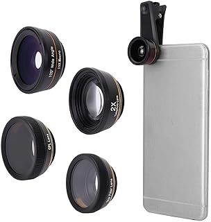 Lente de telefone macro CPL Starlight, kit de lentes de telefone portátil 6 em 1 com clipe de lente de telefone profissional para telefone