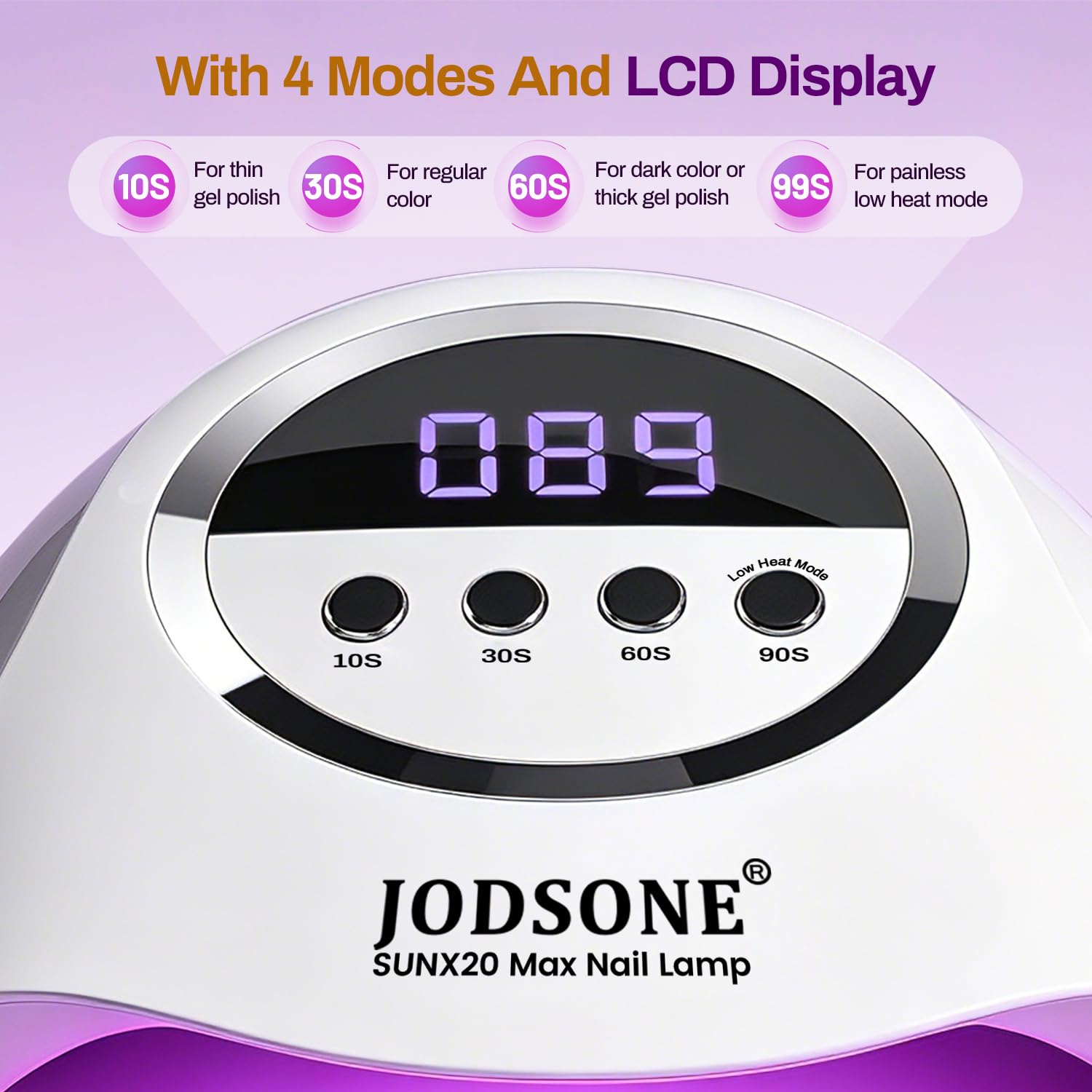 Amazon.co.jp: JODSONE UV LED ネイルランプ 自動センサー・4 つの