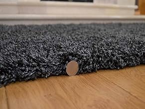Soft Touch Shaggy Charcoal Thick Luxurious Soft 5 cm Dense Pile Rug. Available In 7 Sizes (120 cm x 170 cm)