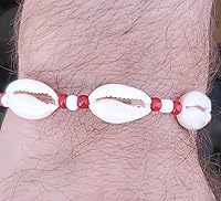 Vista 12 de Sea Shell Santeria Ilde Stretch Unisex Beaded Ifa Bracelet