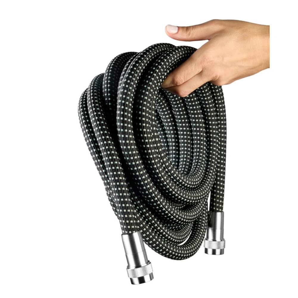 TUBO IRRIGAZIONE GIARDINO ESTENSIBILE 20mt + RACCORDI CROMATI AQUAJET COLORTAP