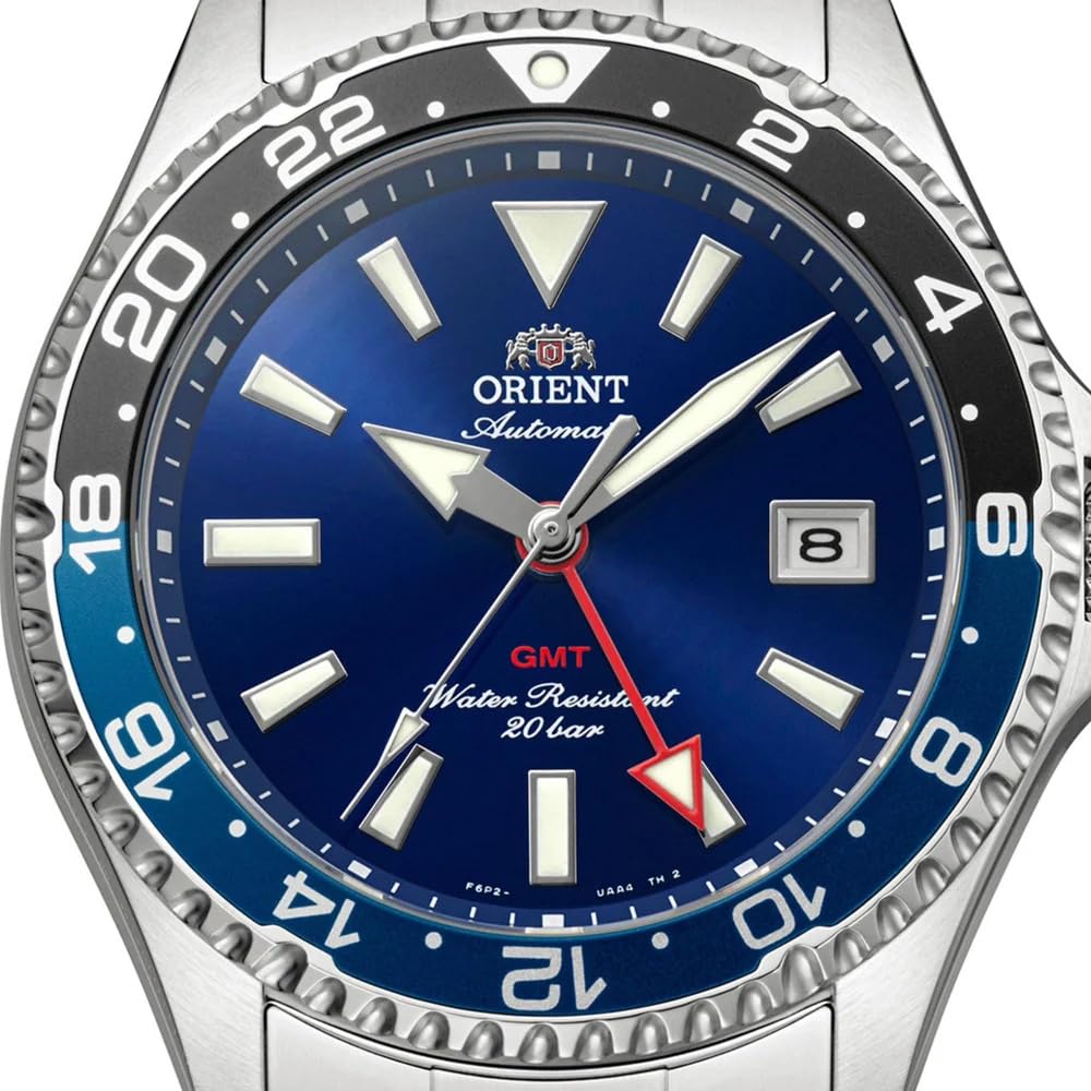 Orient Mako GMT Automatikuhr - Edelstahl Weltzeit