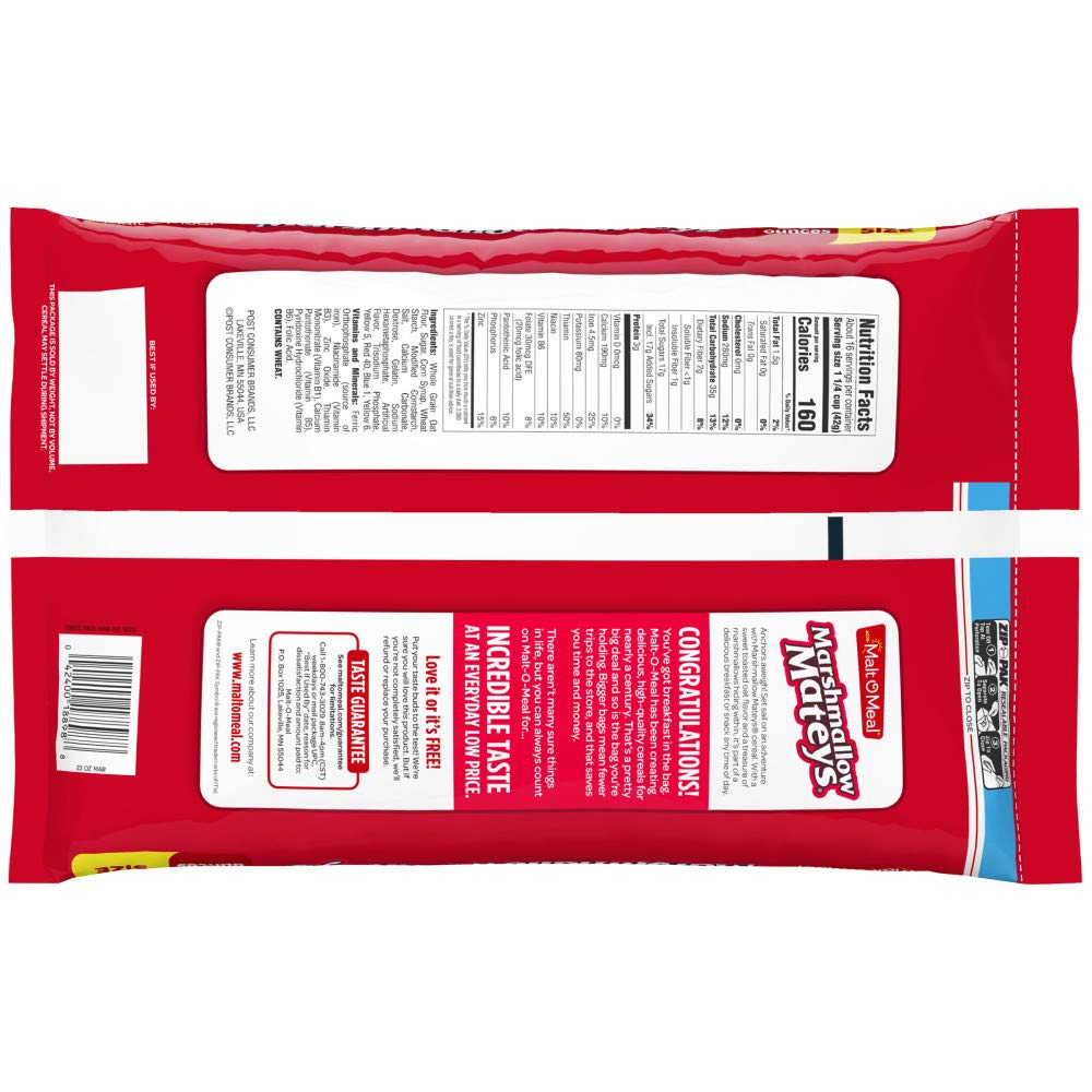 Buy Malt O Meal Marshmallow Mateys Breakfast Cereal 23 Ounce Pack Of 9 Online In Kazakhstan B0761y87sn