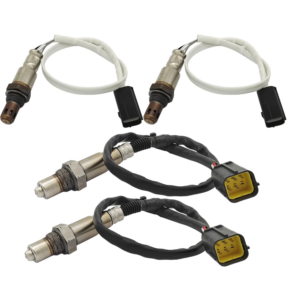 Amrxuts 4pcs Upstream Downstream Air Fuel Ratio Sensor O2 Oxygen Sensor for Infiniti 2011-2013 QX56 5.6L 2014 QX80 5.6L 234-5095 234-4381