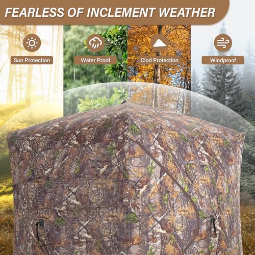 Anweor A-BLIND58X67 See Through Hunting Blind 270 Degree Portable Resilient Hunting Blind thumb #6