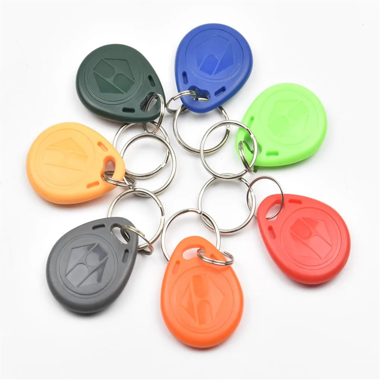 Porte-clés RFID réinscriptibles en plastique T5577