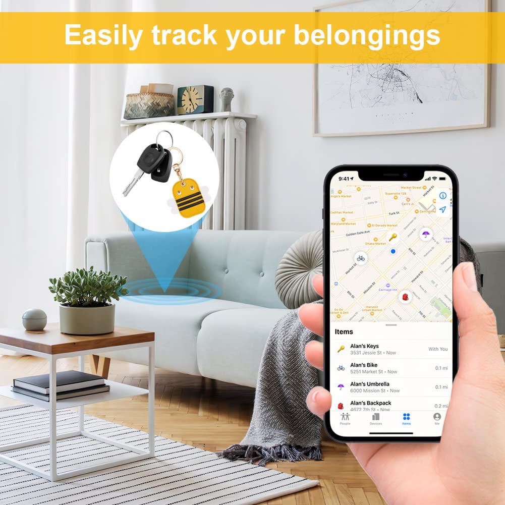 Le porte-clé AXFEE pour AirTag offre une touche de style et de protection à votre traceur.