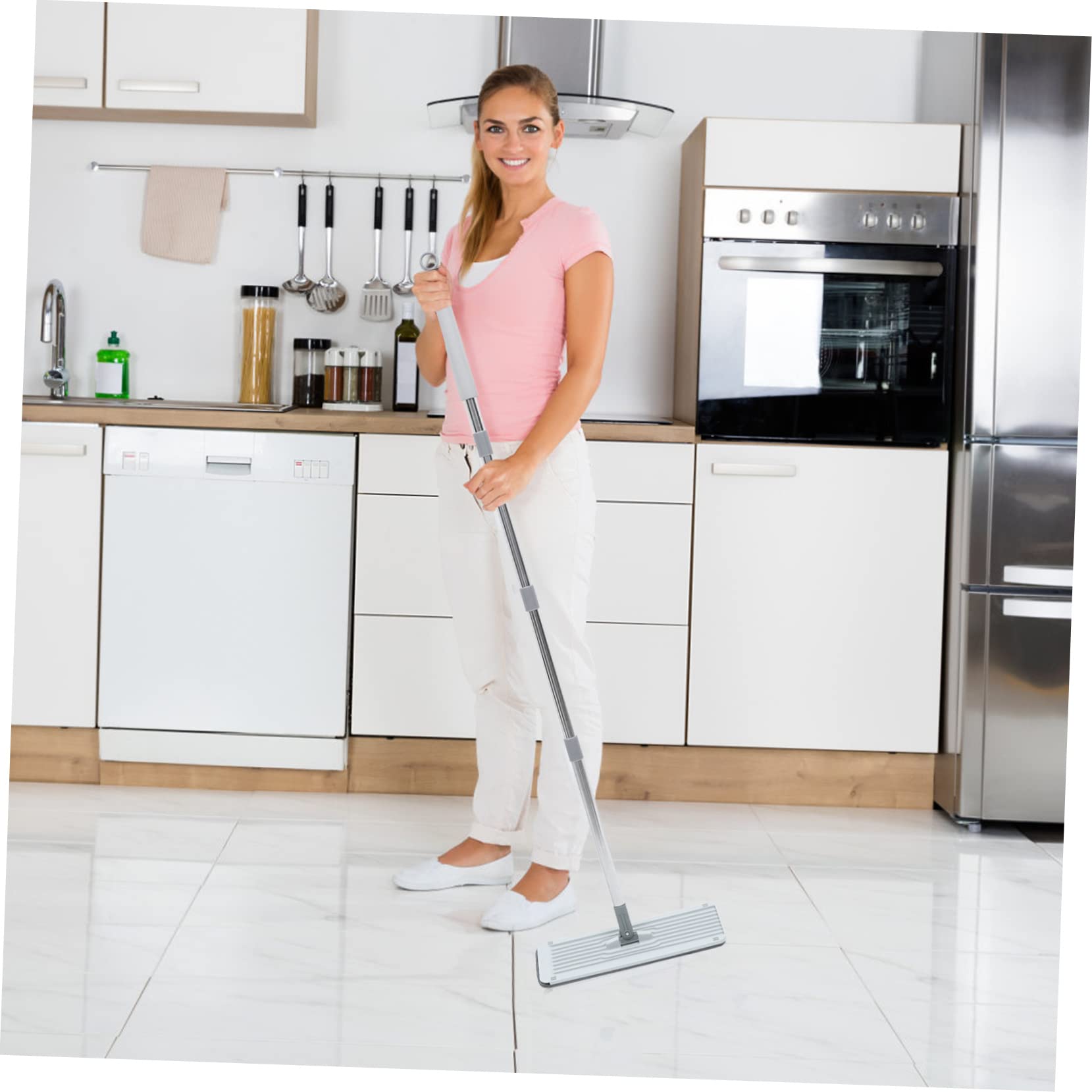 CALLARON Trapeador Lavable De Alta Eficiencia Kit De Cubo para Mop Recambio Accesorios De Limpieza
