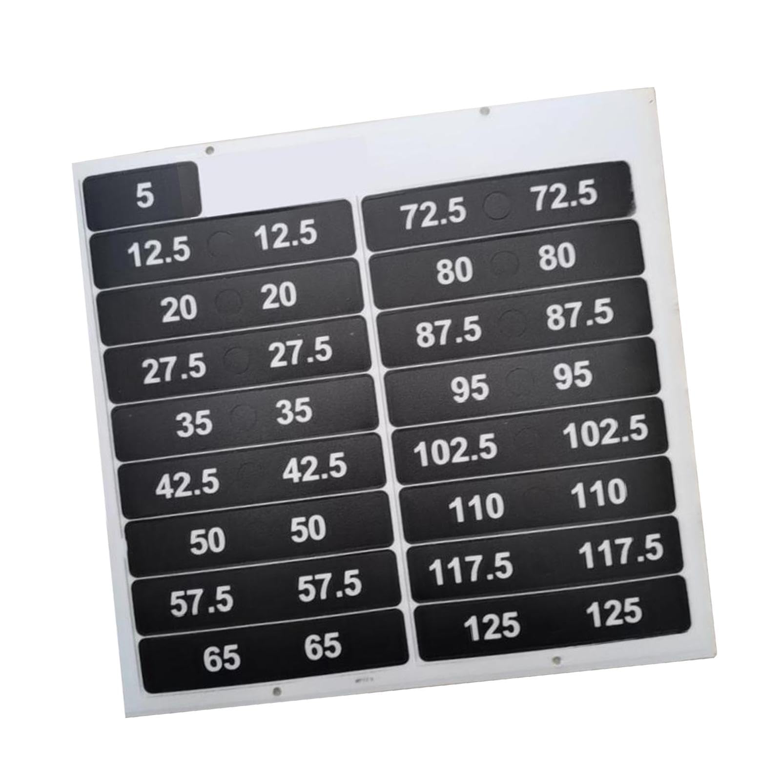 ATORSE Weight Stack Labels Number Stickers for Sporting Goods Fitness Equipment Gym- Sporting Goods- Fitness, Running & Yoga- Fitness Equipment & Gear- Resistance Trainers