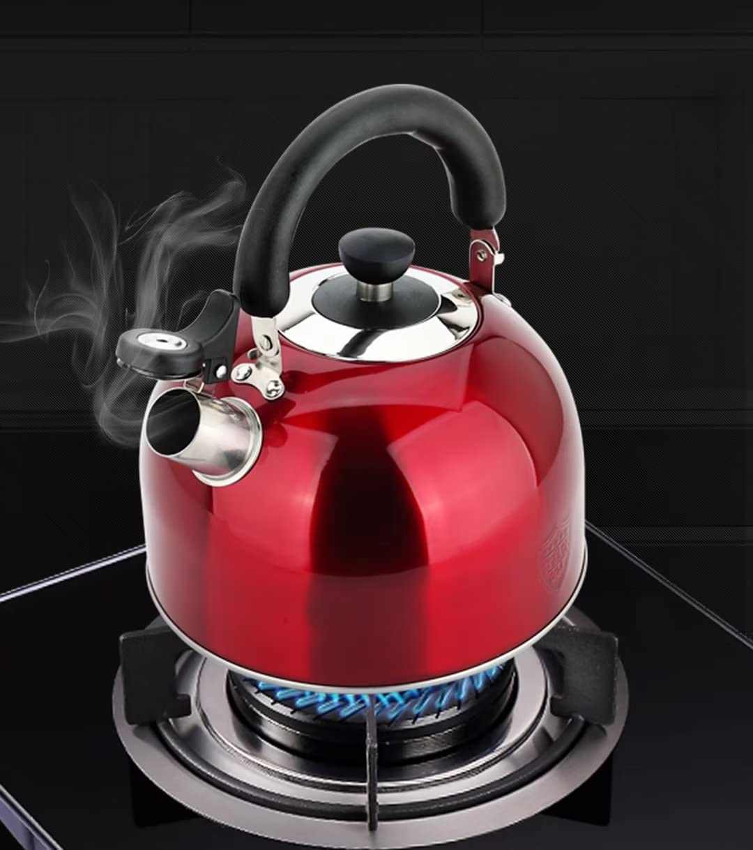 Czajnik z Gwizdkiem Czajnik Z Gwizdkiem 4L 304 Czajniczek Ze Stali Nierdzewnej Z Pokrywą Dziobka Kuchenka Gazowa Czajnik Przenośny Bojler Na Gorącą Wodę Czajnik Do Herbaty Gwizdanie Czajnik Czajnik Ku