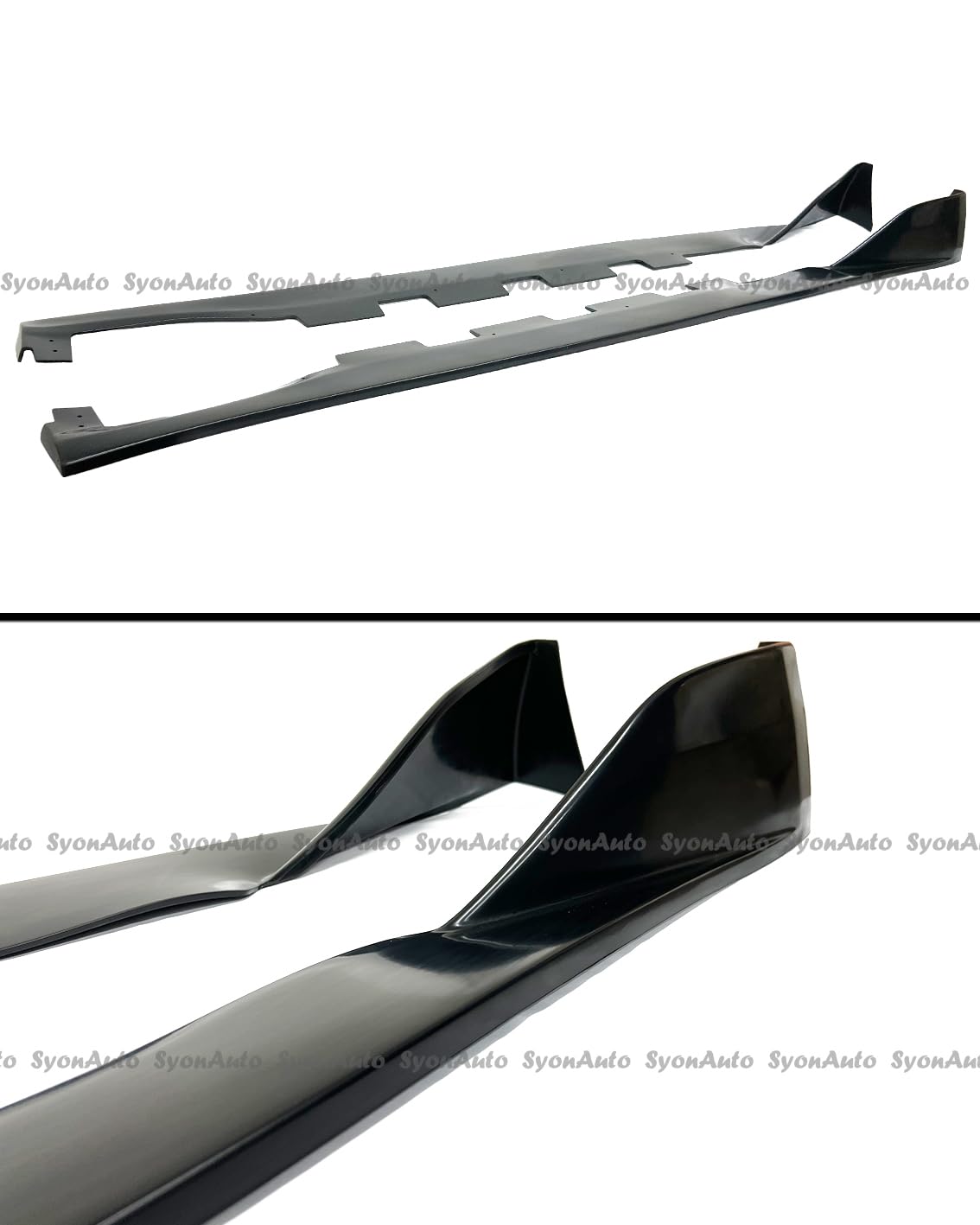 FITS 2022-2024 Toyota GR86 Subaru BRZ V2 Style Matte Black Left Side Skirt Rocket Panel Extension KIT