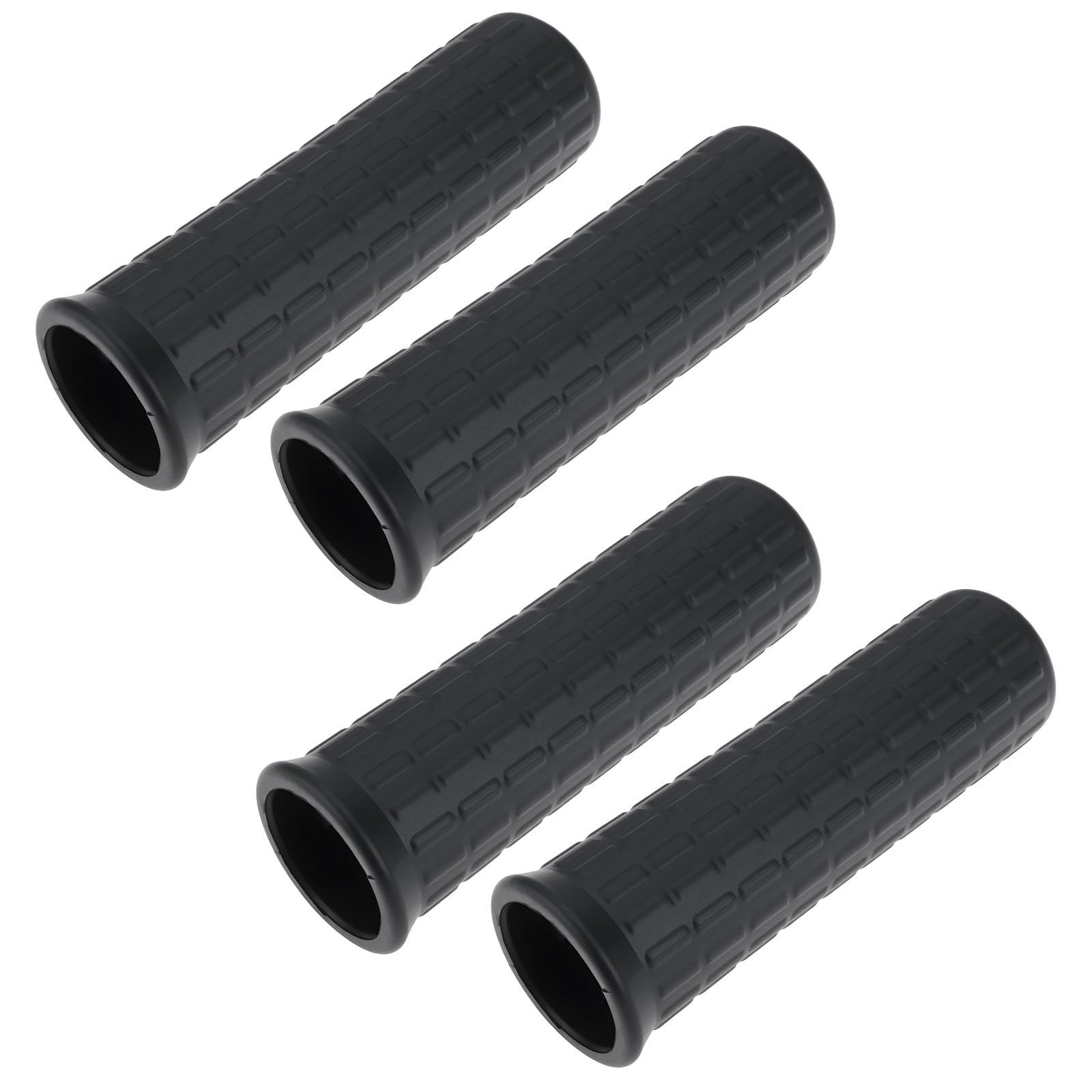 Briny River 4X Checkered Rubber Handle Covers Suitable For 32Mm Outer Diameter Bicycle Trolley Handle 122X32x36mm