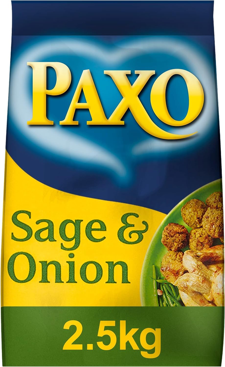 Paxo Sage and Onion Stuffing Mix, 2.5 kg Tub (Pack of 1)