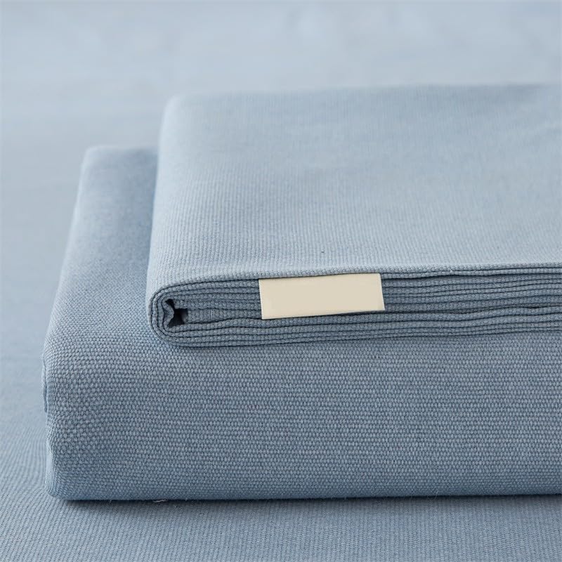 Drap de lit tatami en vieux tissu grossier pour chambre zen naturelle - 7