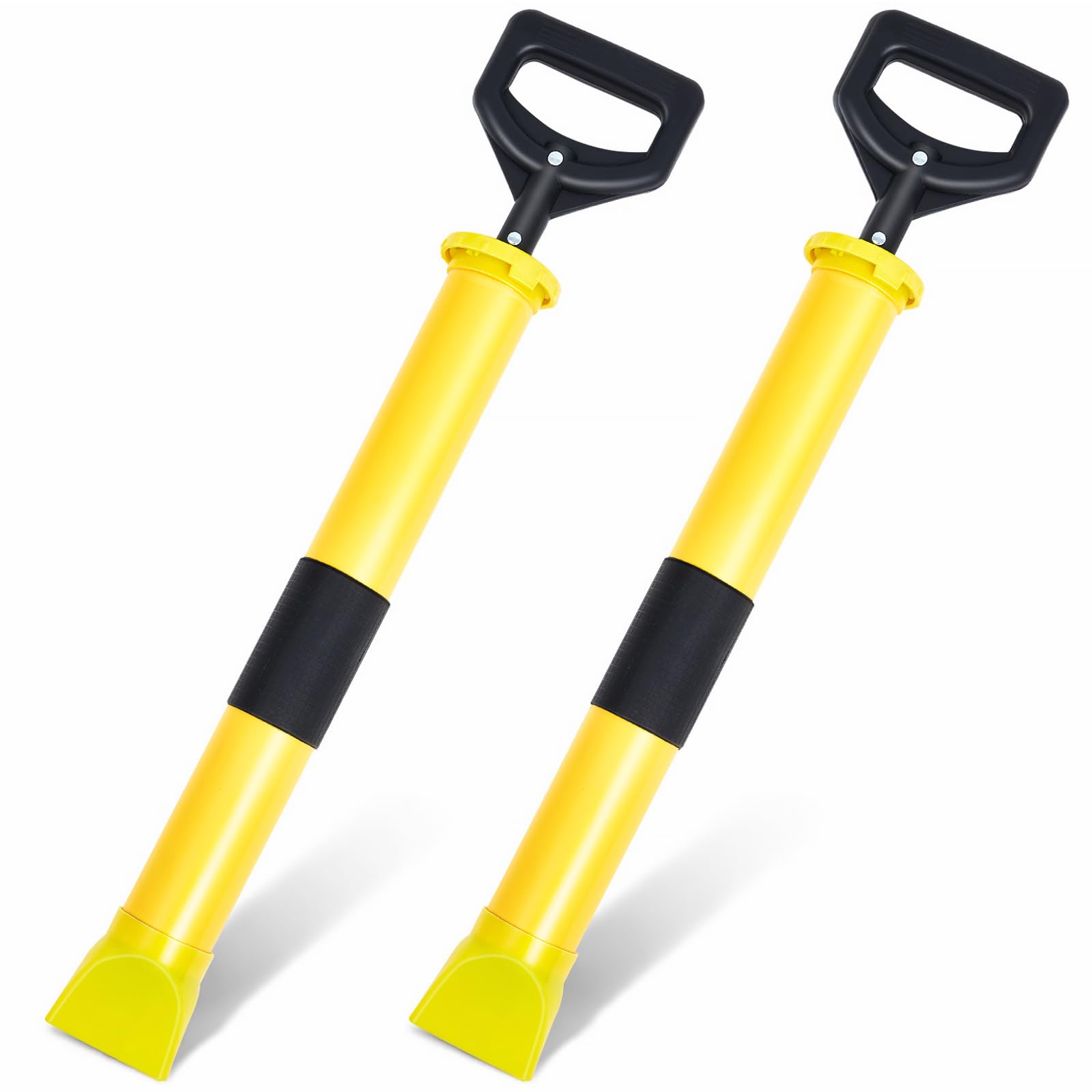 Gisafai 2 Pack Speed Filler Compound Tubes, ABS Reusable Hand Pump with Comfort Grip Flat Nozzle, for Filling Grouting Pointing Caulking Mortar Application, Easy Clean Drywall Cement Tool