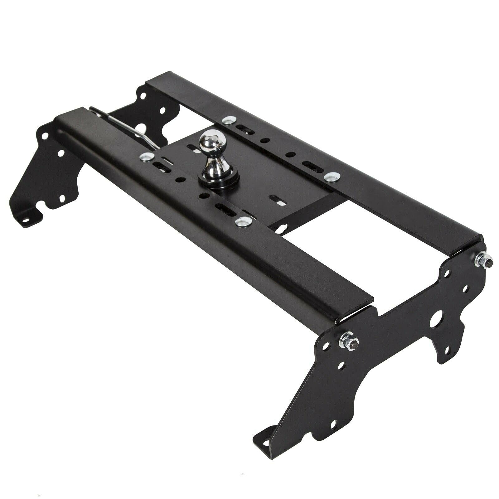 AEDNX for Dodge for Ram 1500 2006-2008 for Ram 2500/3500 2003-2010,for Ram 2500/3500 2011-2012 Complete Underbed Trailer Hitch Kit Assembly Steel Rear Black Powdercoat 9474-35 HL-111359