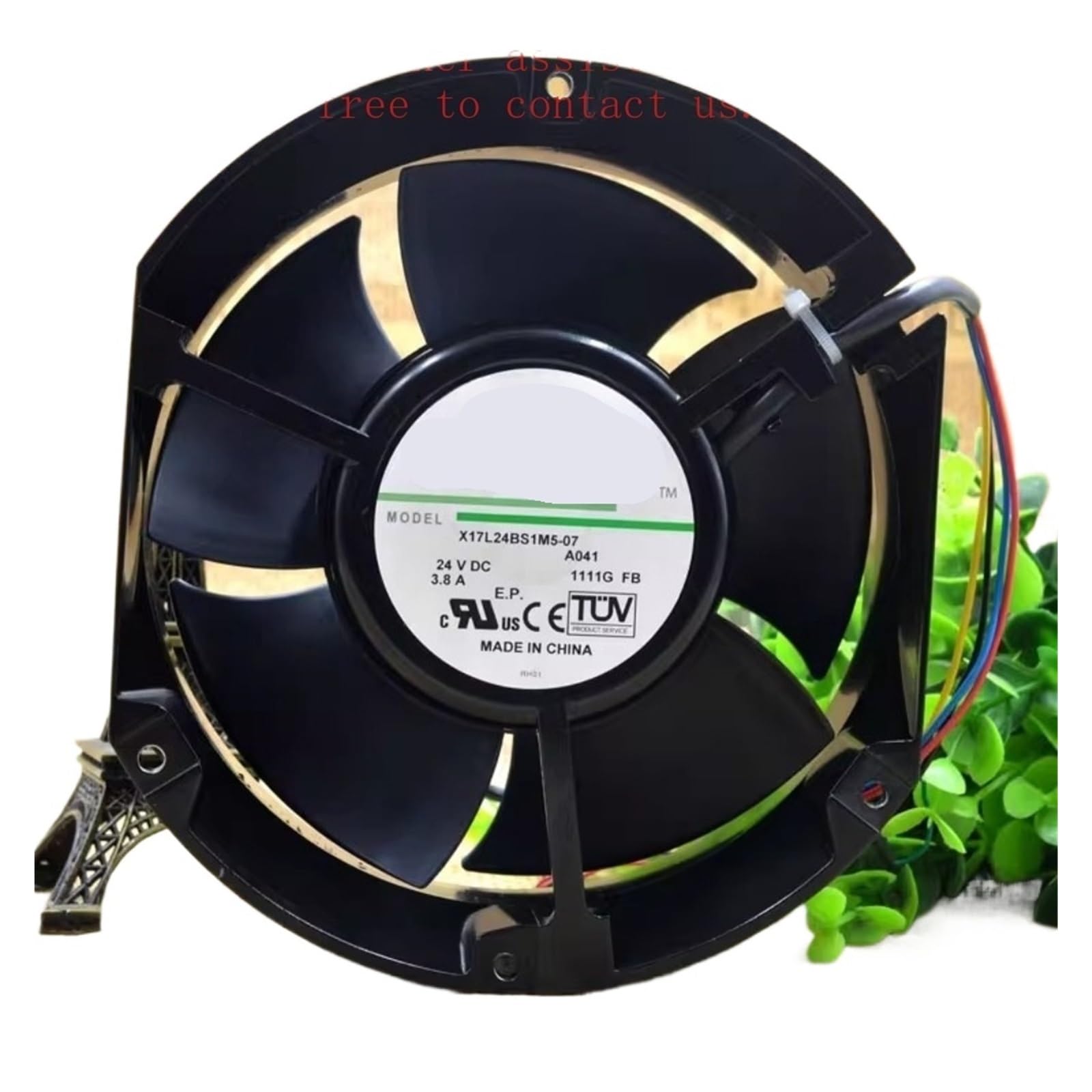 OKEWGHFL X17L24BS1M5-07A041 17250 24V 3.8A 17CM Axial Flow Fan