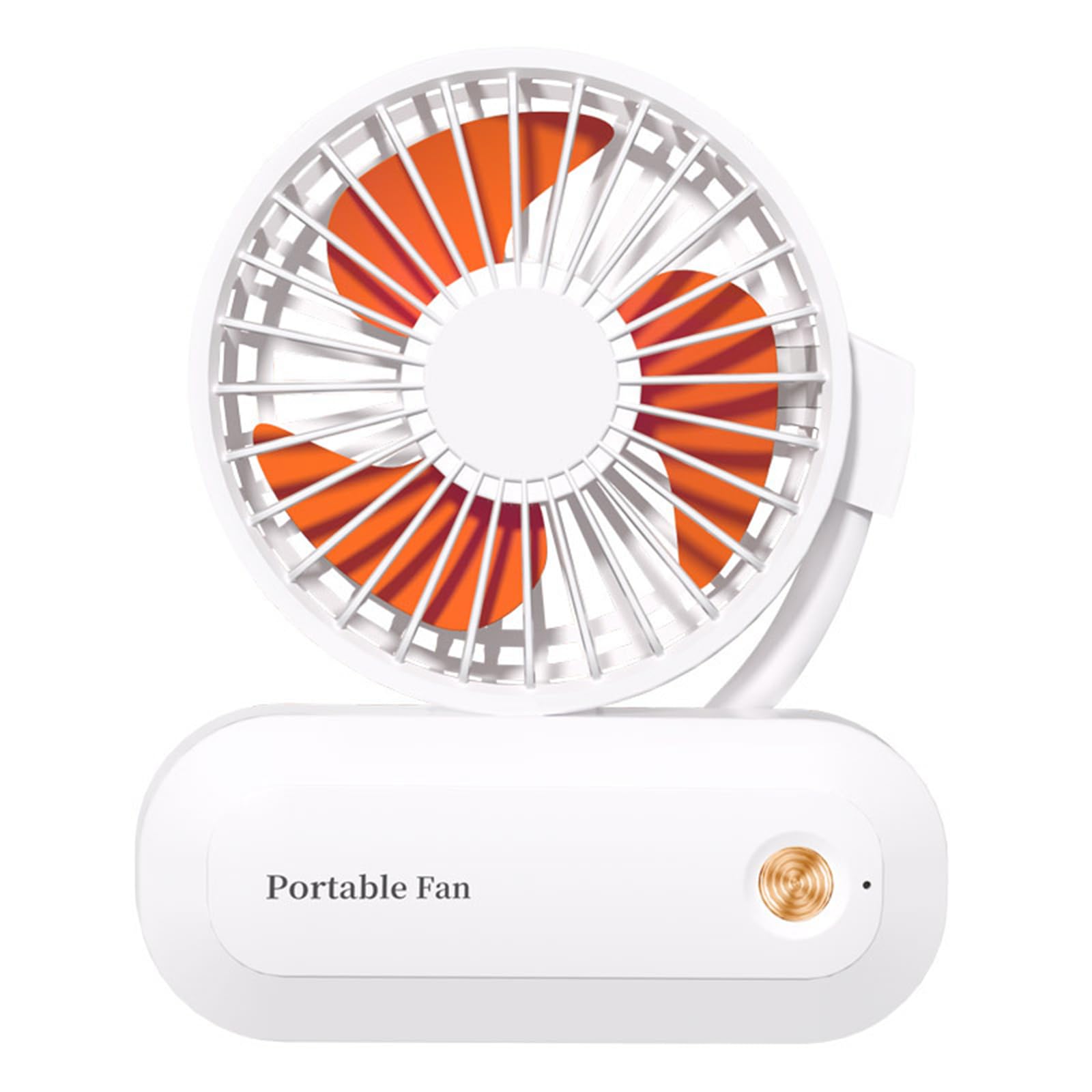 Tsynapter Portable Small Fan Folding Home Desktop Fan Usb Rechargeable Desktop Adjustable Rotating Mute Working Electric Easy to Clean Brushlessmotor Quiet Charging Folding Usb Charging Portable Home