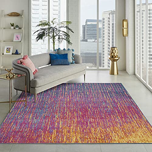 Tapete rectangular 8' x 10' multicolor Nourison miniatura 6