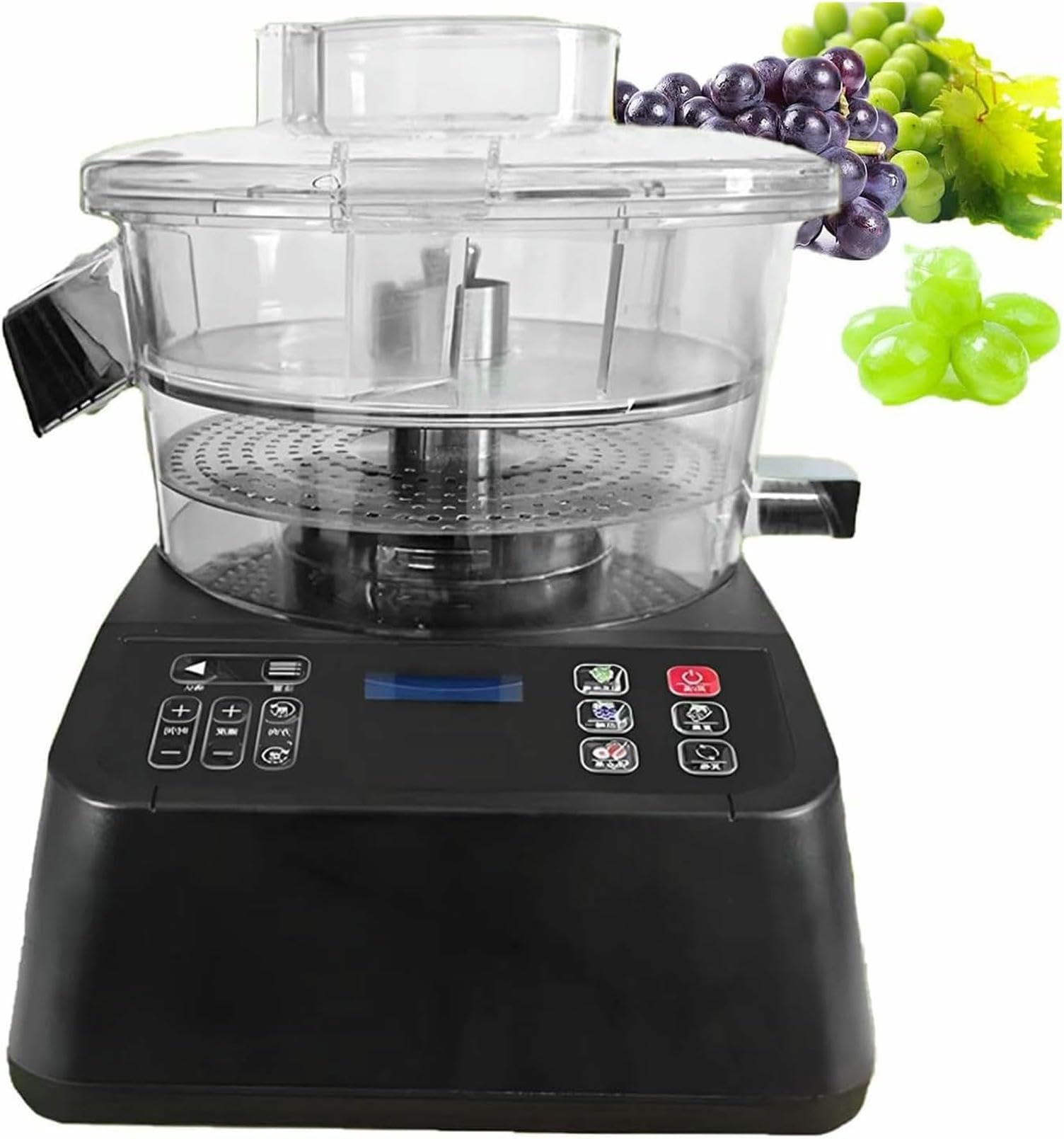 Peladora De Uvas Eléctrica, Peladora De Piel De UVA con Rotación Automática, 6 Velocidades Ajustables, para Cereza, Tomate Cherry