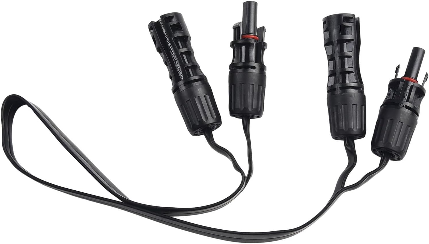 Solar Power Made Simple Flexible Cable Connectors for Panels Each at a Length of 0 5m and Rated at 1KV