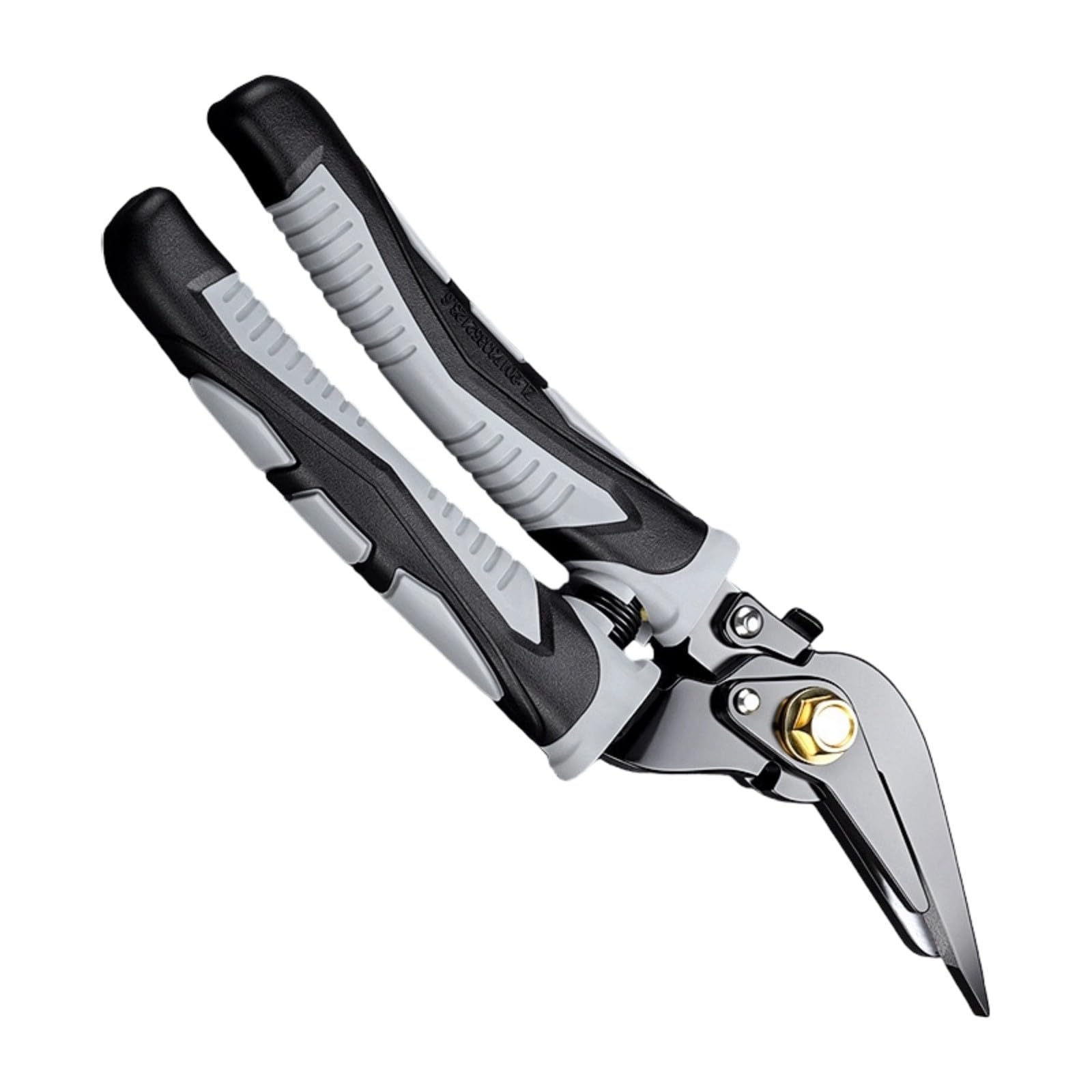 Nvoqilin 9 Inches Duty Steel Manual Metal Shears For Cutting Aluminum Steel Strips And Iron Sheet With Comfortable Ergonomic Handle Industrial Metal Cutting Scissors