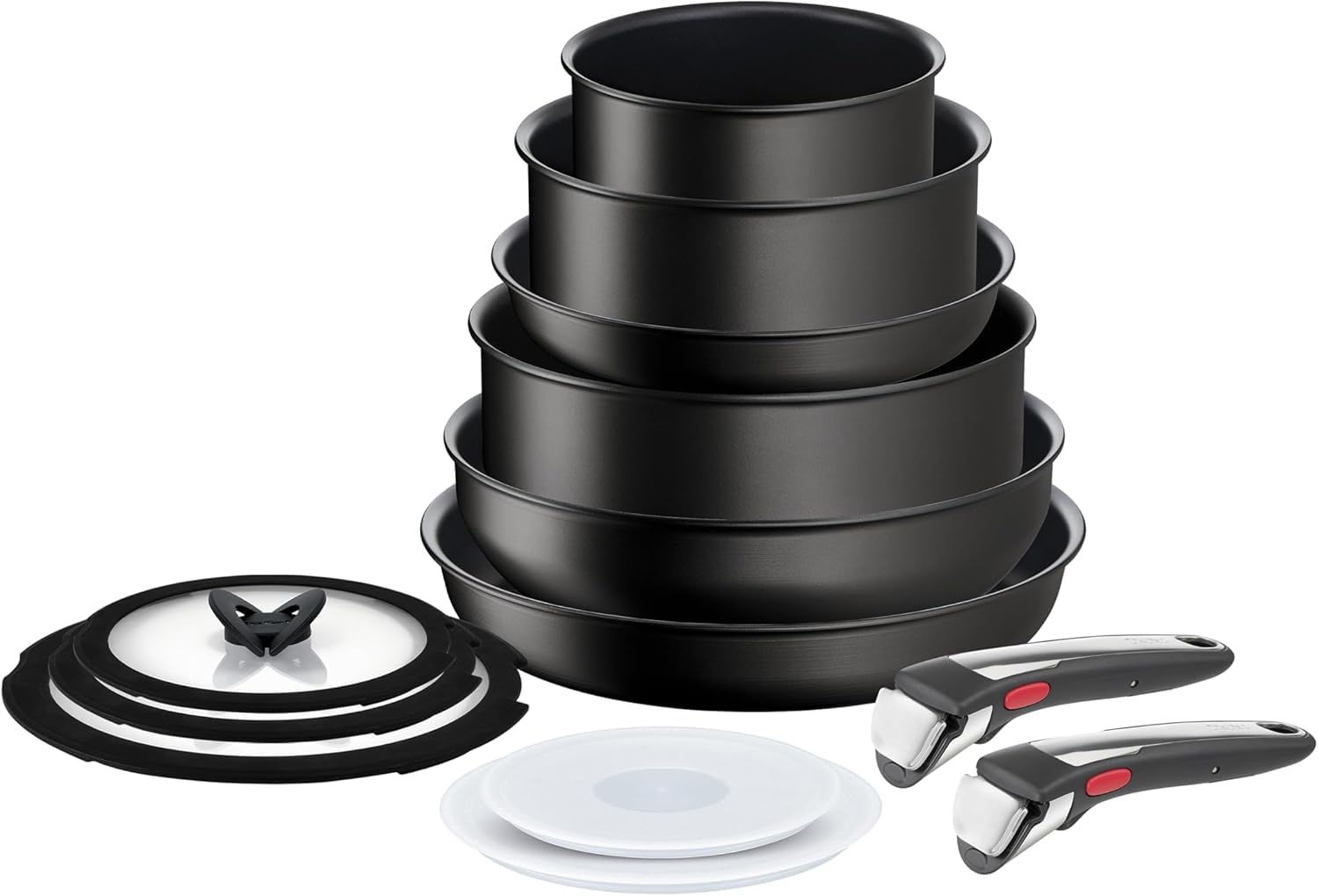 Tefal Ingenio Unlimited On - Juego de 2 Sartenes 22/26 cm + Mango extraíble, Apto inducción, antiadherentes, revestimiento titanio, Thermo-signal, apto lavavajillas y horno — view 10