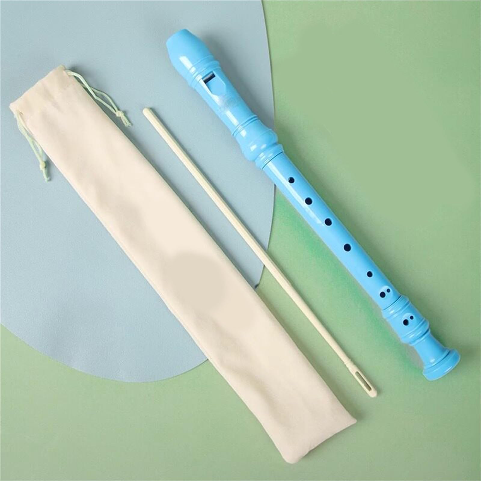 Flauto Dolce Professionale Flauto Dolce Soprano (chiave Di C) Diteggiatura Tedesca A 8 Fori Ideale Per Principianti(Blue)