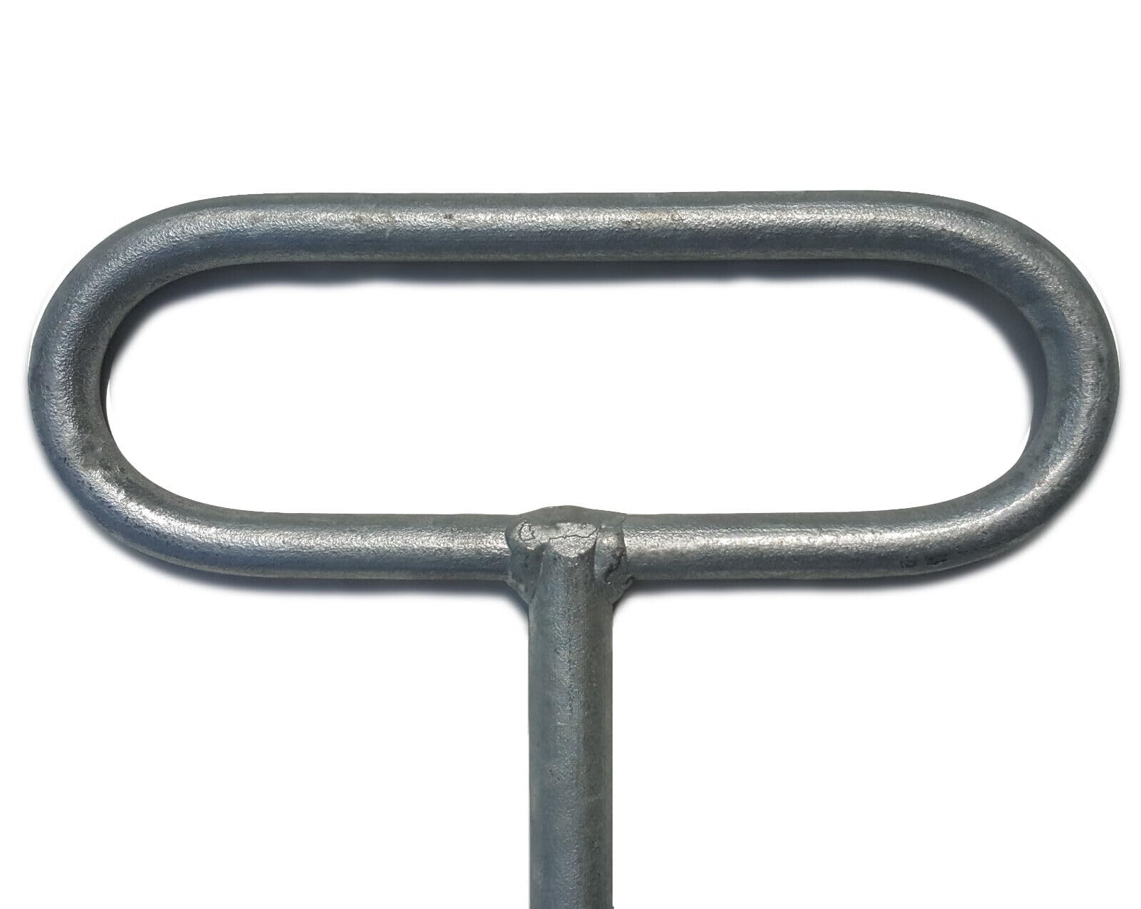 Massiver Schachtdeckelhaken 70, 80, 90 cm, Kanaldeckelheber Schachthaken geschmiedet, verzinkt, robust (70cm)