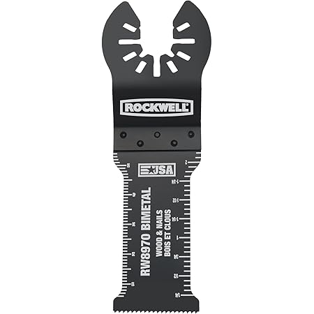 Rockwell Sonicrafter Carbide End Cut Blade 2-Pack - 1-3/8\" For Metal, Tile & Hard Materials