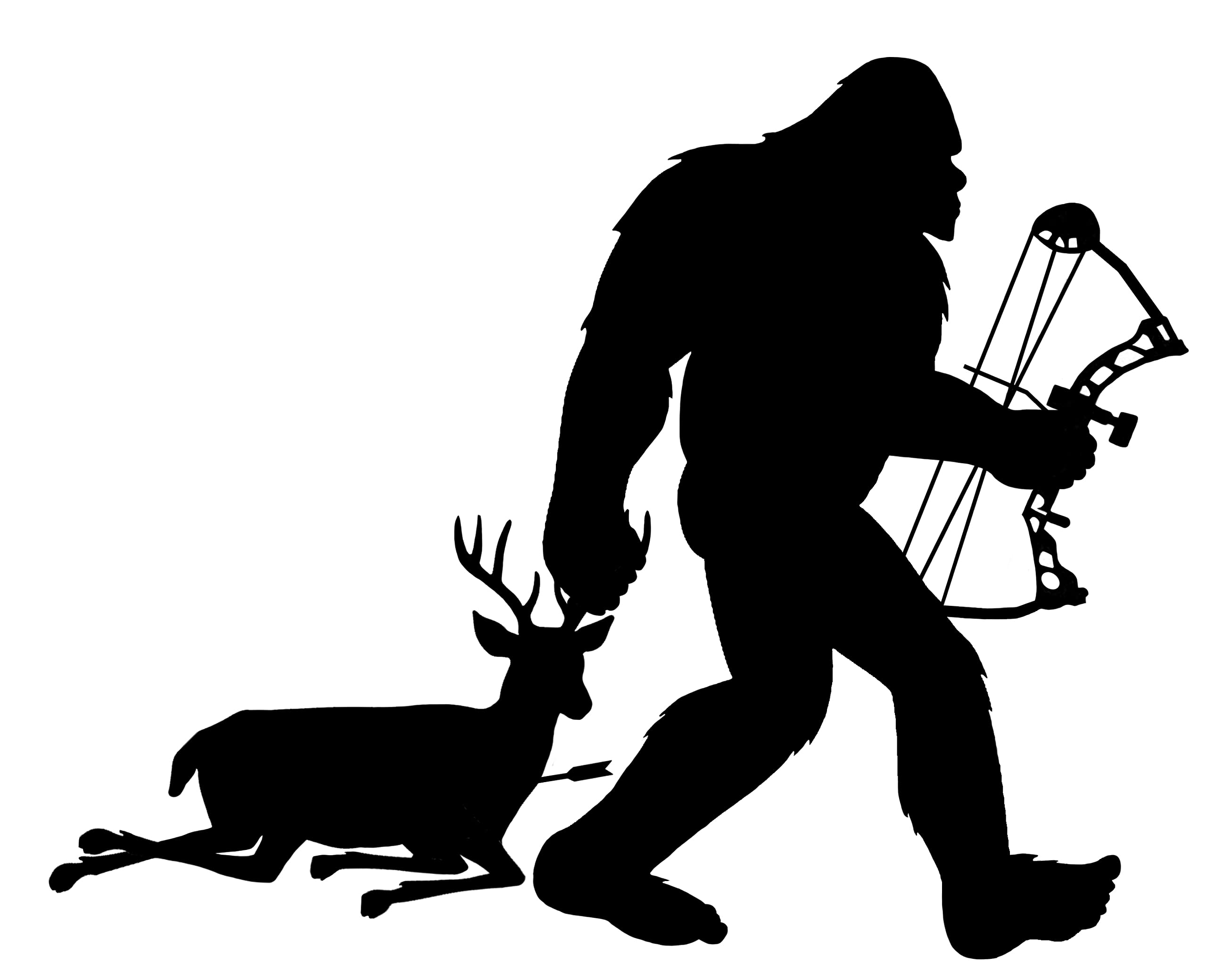 Michigan Sasquatch Hunting Permit Sticker - 4"x3" Vinyl Bigfoot Decal Darkside Ltd C206-1