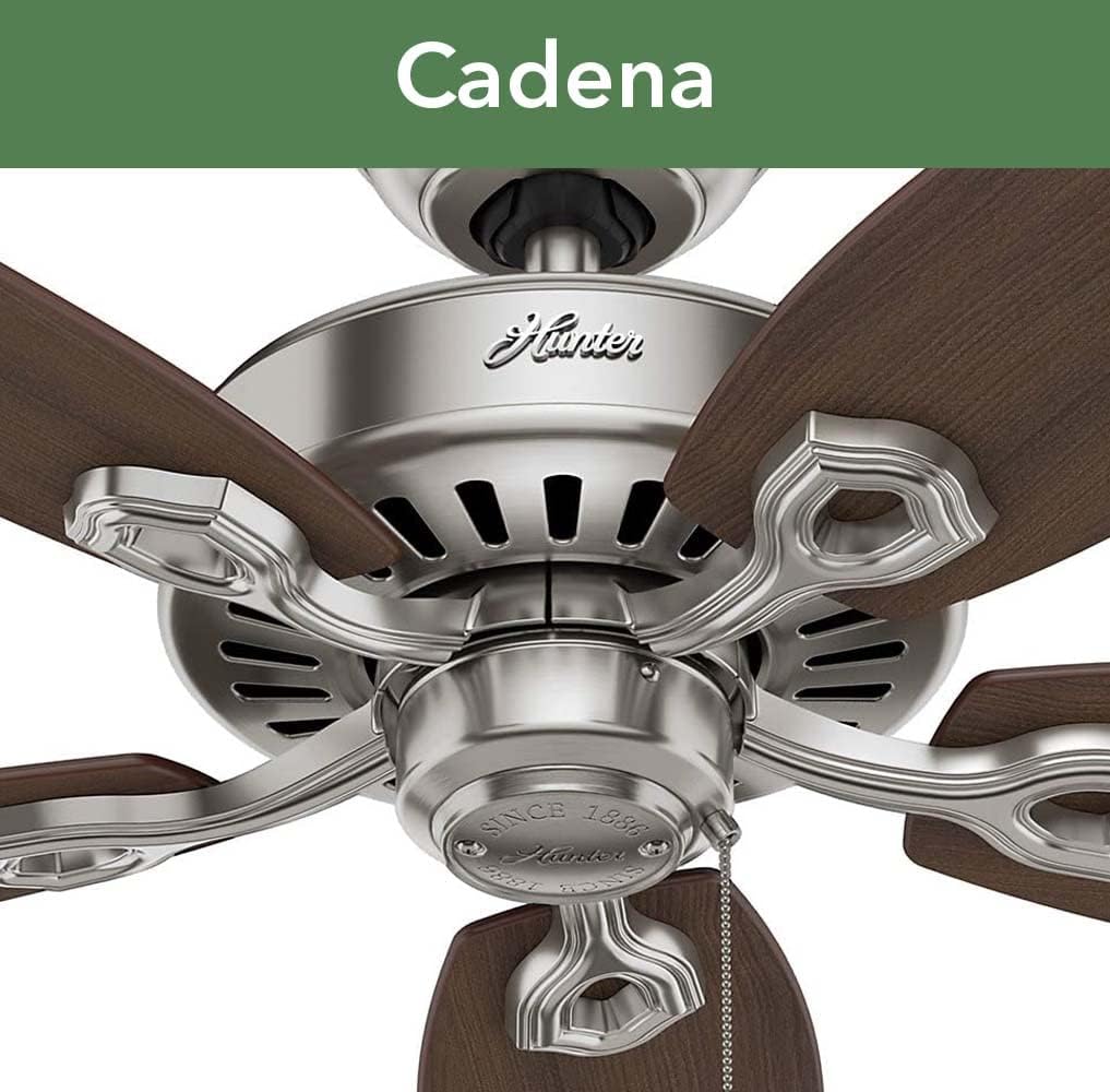 Bеѕt Cуbеr Mоndау 🔥 Hunter Fan Company 53241 Builder Elite Indoor Ceiling Fan with Pull Chain Control, 52, Brushed Nickel Finish