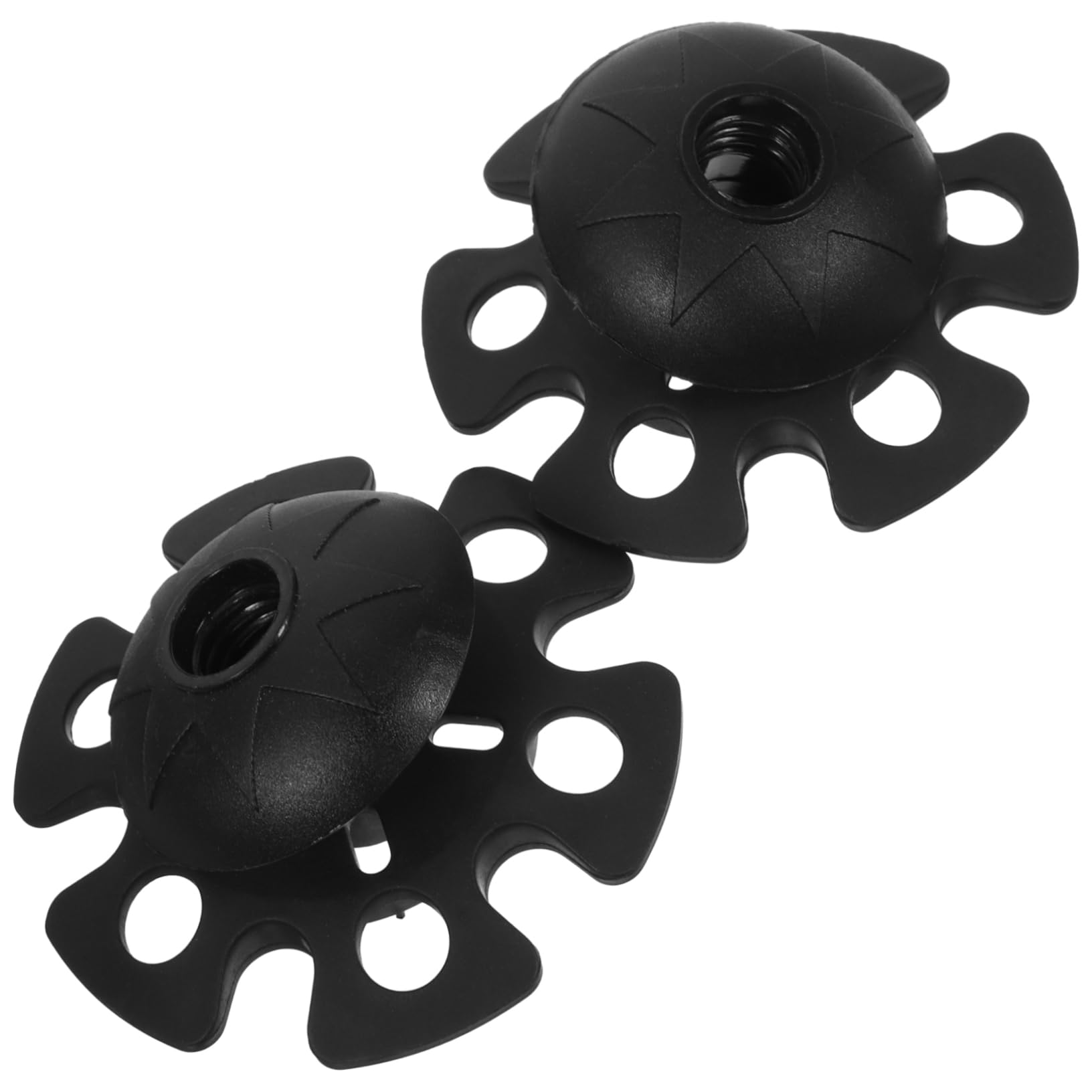 UKCOCO 4 pièces Embouts Rondes Antidérapants pour Bâtons de Randonnée Accessoires Trekking avec Protection Boue et Neige pour Randonnée Marche Routes Glissantes et Neigeuses