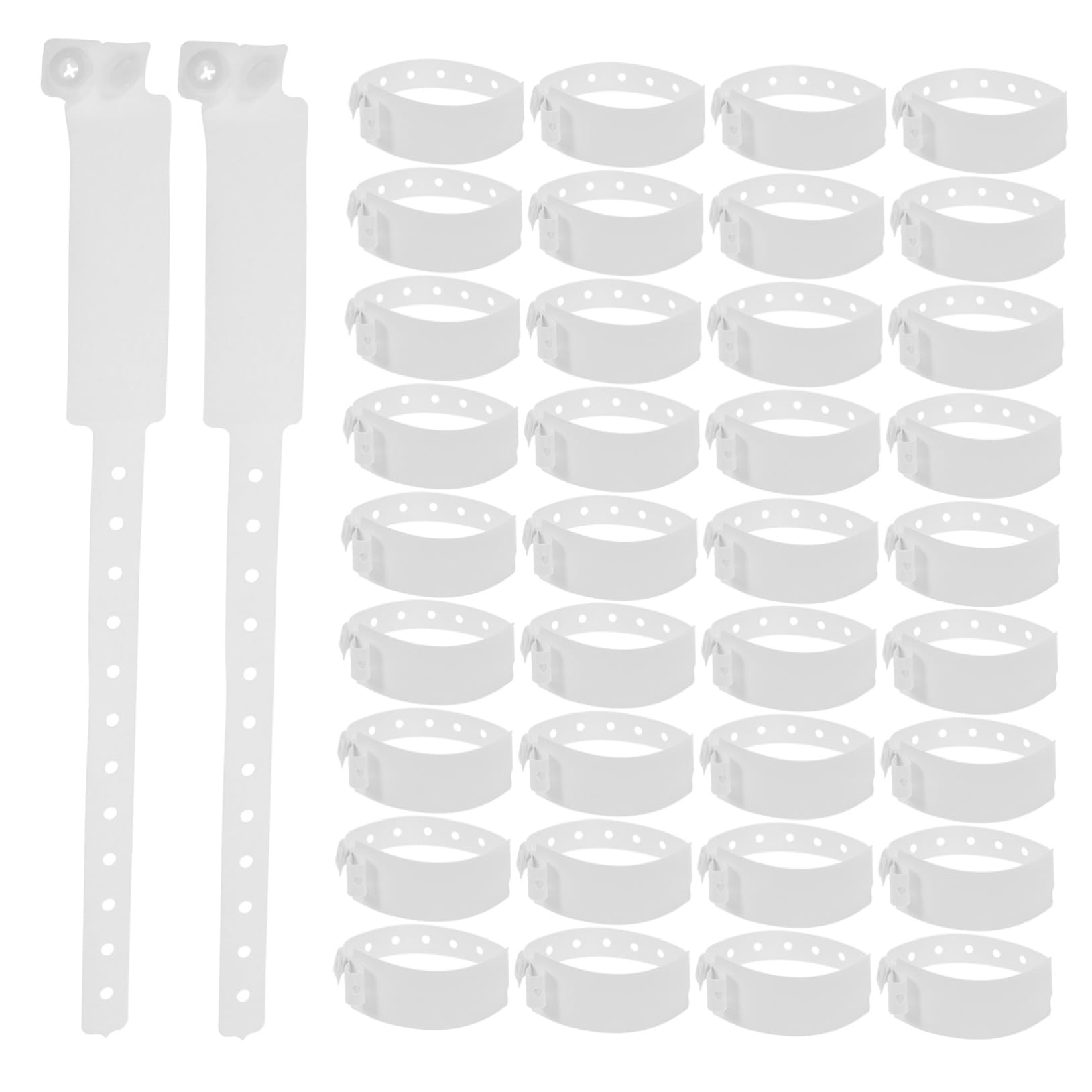BESTYASH 100pcs Hospital Wristbands Patient Id Bands Easy to Write Medical Identification Wristbands for Efficient Tracking Healthcare Facilities