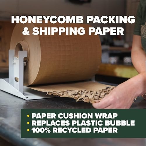 Miniatura 12 de Scotch Cushion Lock - Dispensador de envoltura protectora recargable, solución de embalaje sostenible para embalaje, envío y mudanza, para envoltura