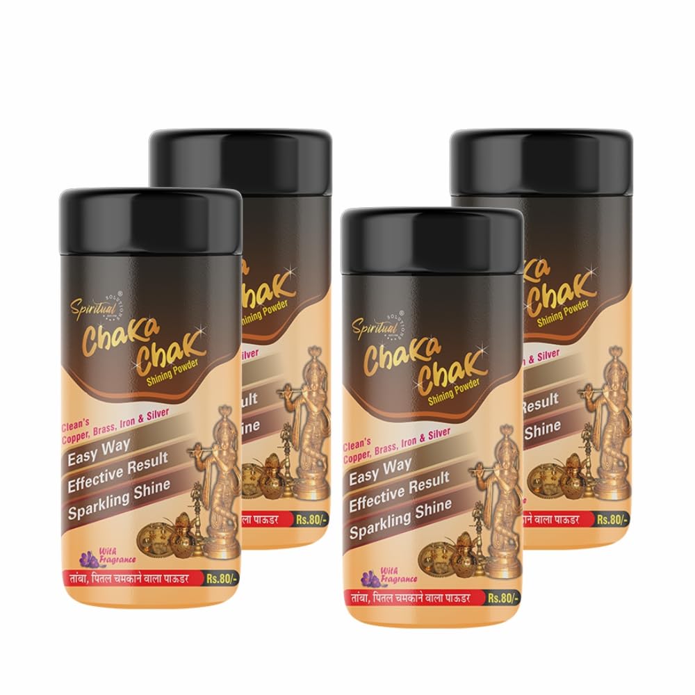SPIRITUAL SOLUTIONS Chaka Chak Metal Shining Powder (250 Gms Each) - Pack of 4 (B0CT8DSM9Q) Amazon Price History, Amazon Price Tracker