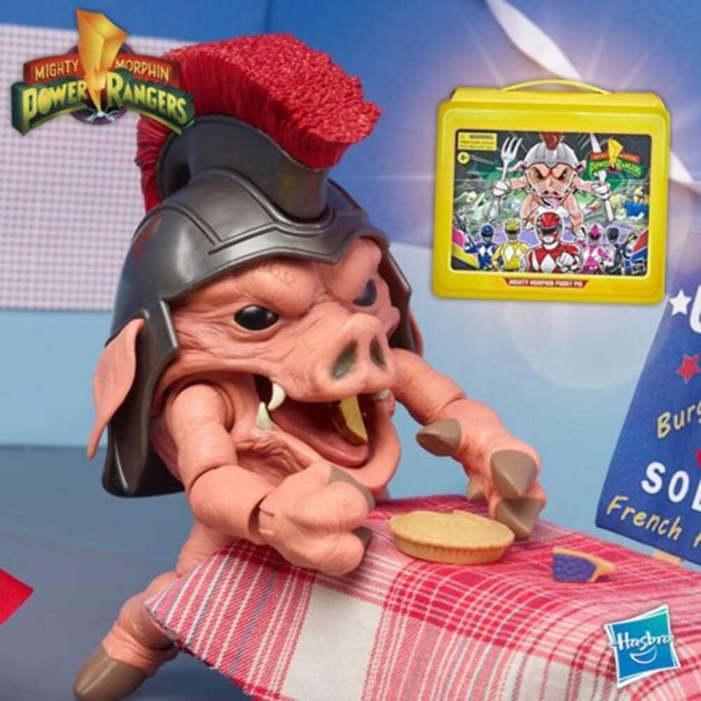 Power Rangers Lightning Collection Mighty Morphin Pudgy Pig 15 cm figurka premium do kolekcjonowania w specjalnej edycji, opakowanie na lunch F04945L1