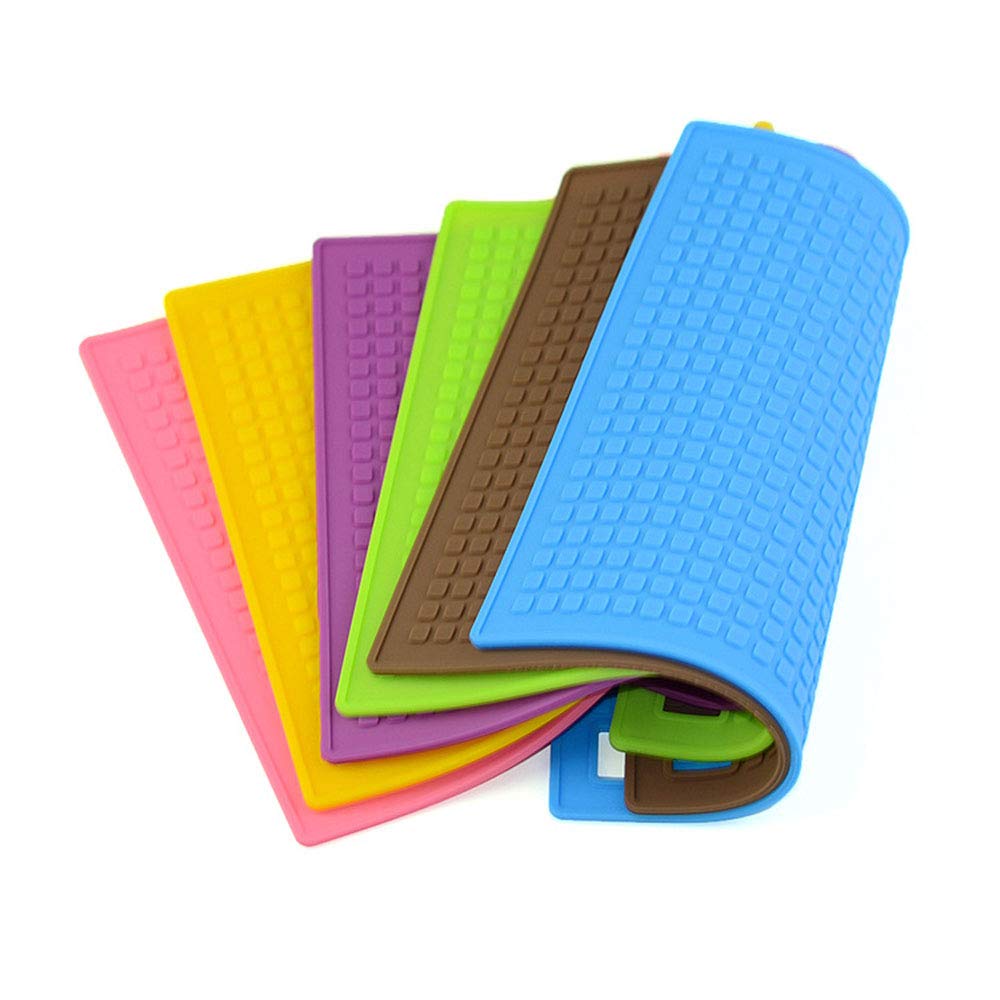 Set de Table en Gel de Silice Lavables Antidérapants (Lot de 4), Faciles à Nettoyer, pour hôtels, Restaurants